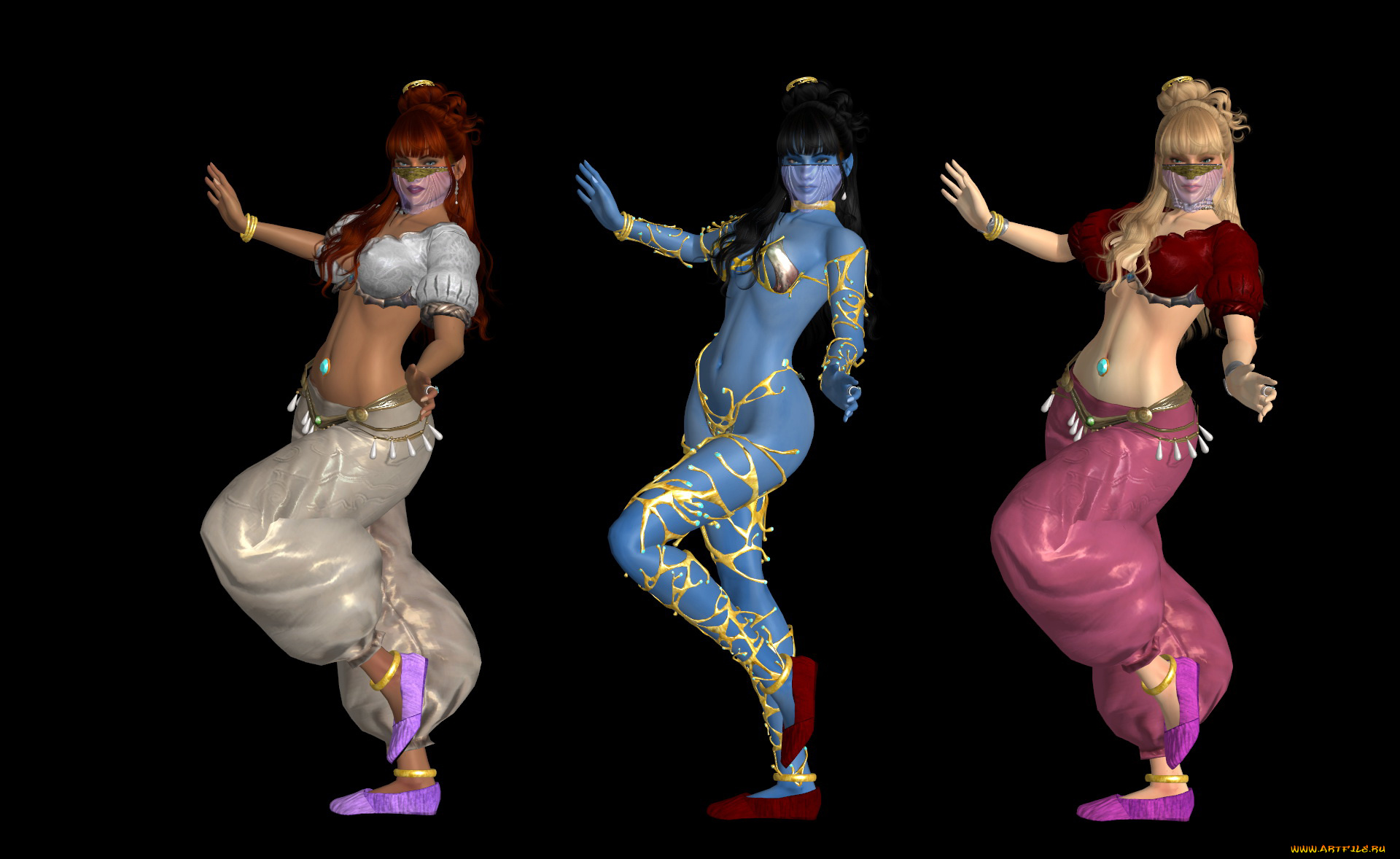 3д, графика, люди, , people, фон, взгляд, девушки, танец