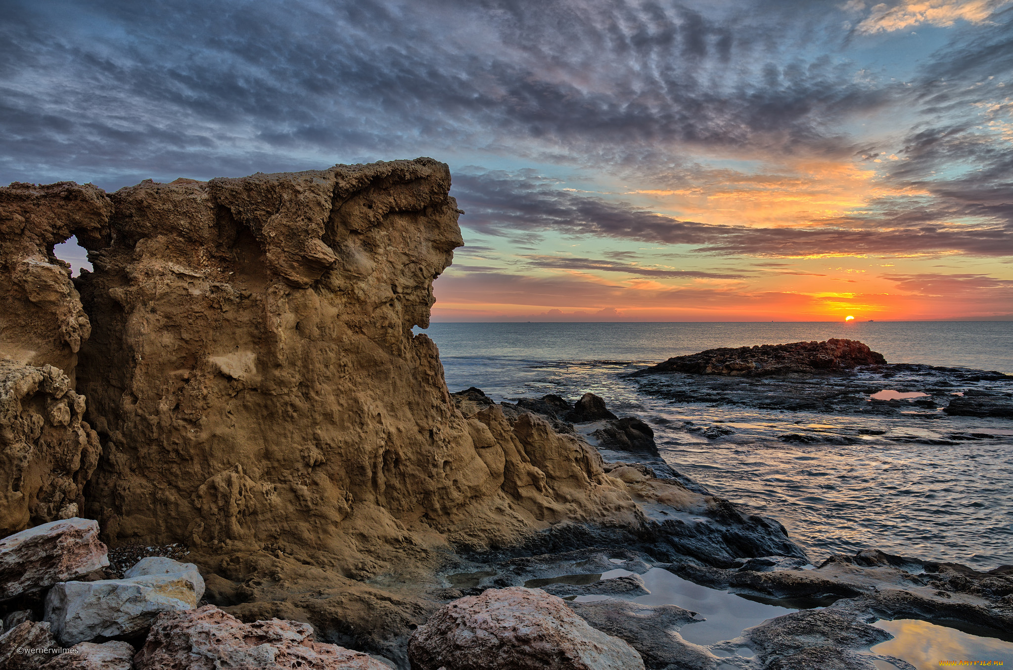 природа, побережье, берег, море