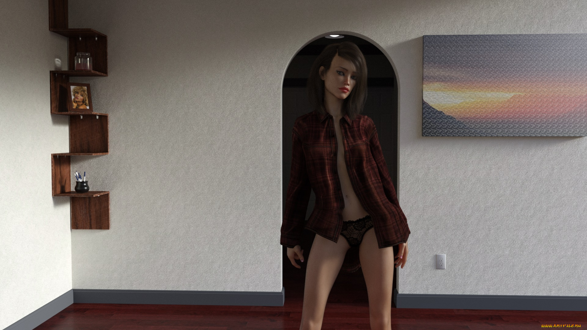 3д, графика, люди, , people, фон, взгляд, девушка