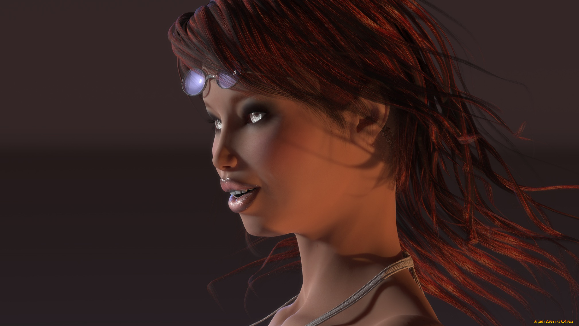 3д, графика, портрет, , portraits, фон, взгляд, девушка