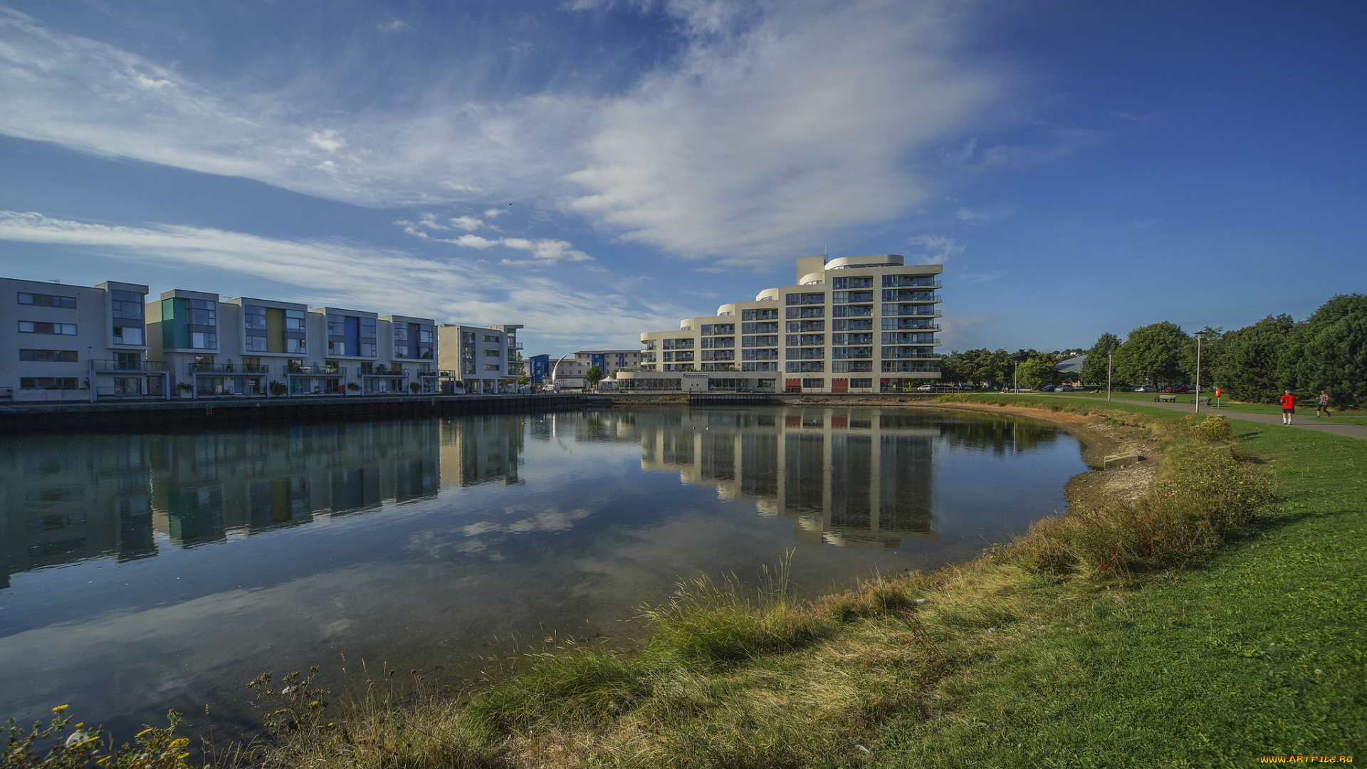 portishead, города, -, панорамы, простор