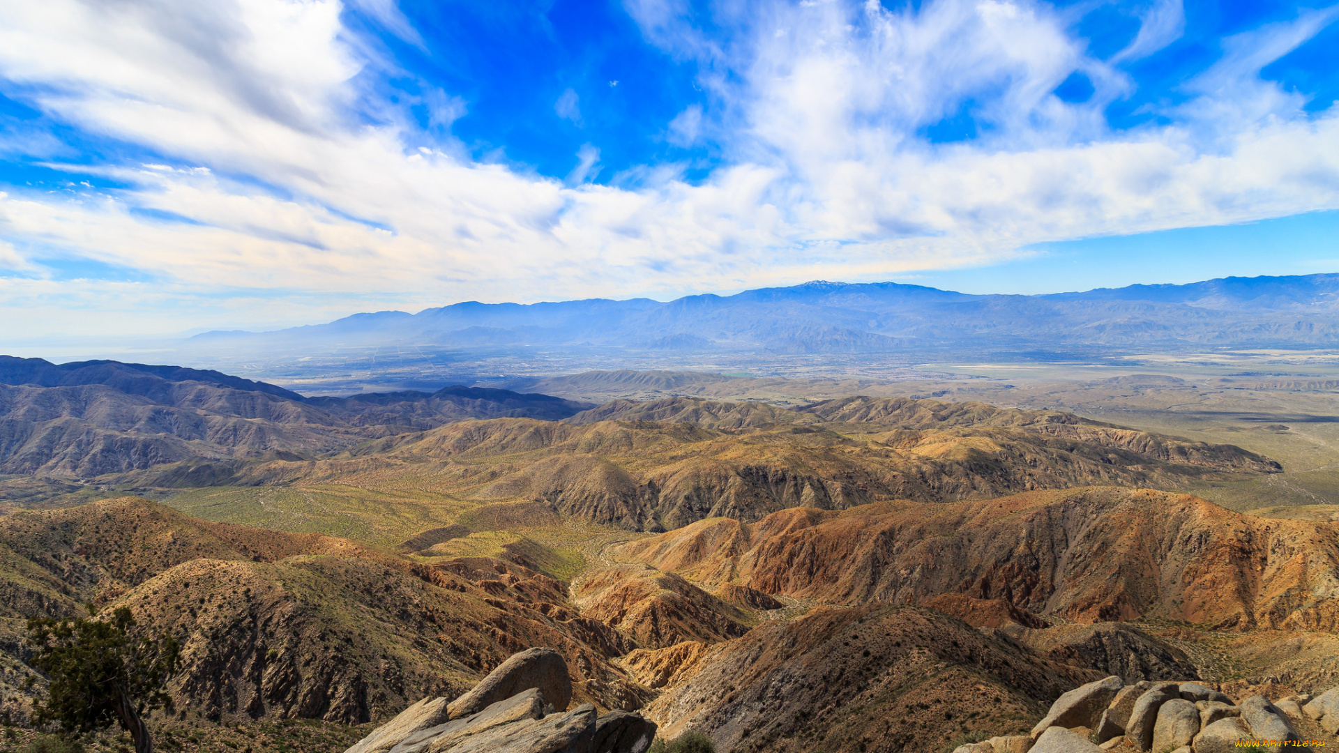 природа, горы, простор