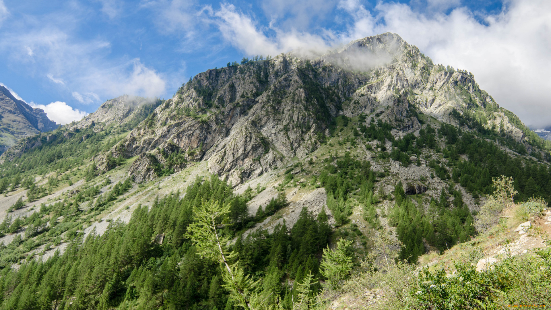 природа, горы, простор