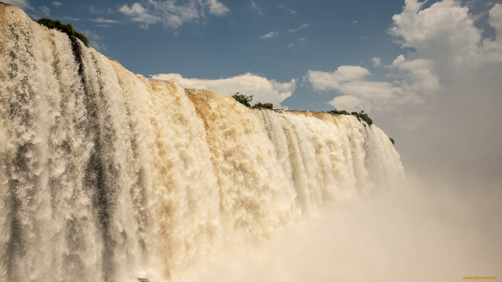 природа, водопады, простор