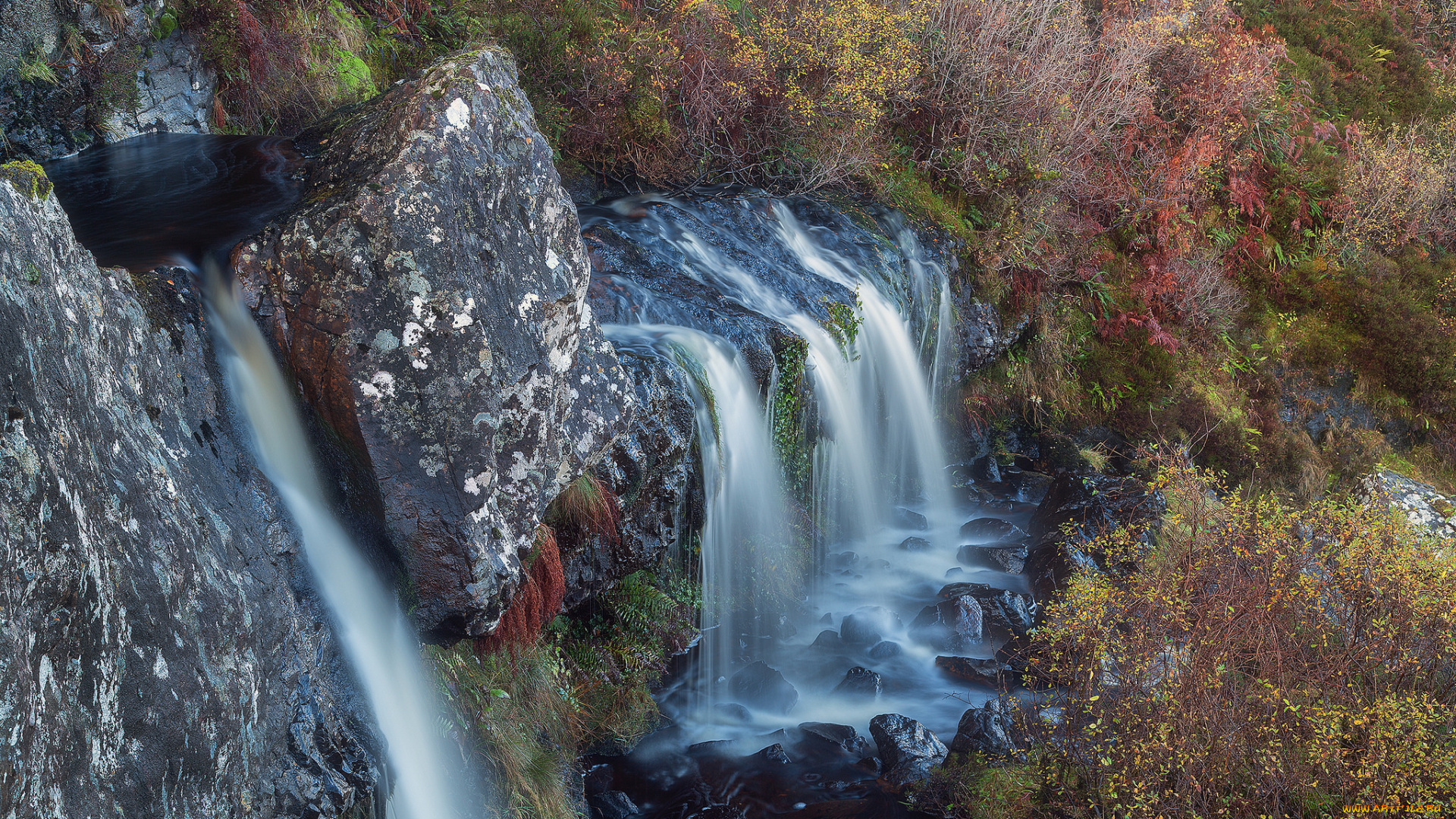 природа, водопады, простор