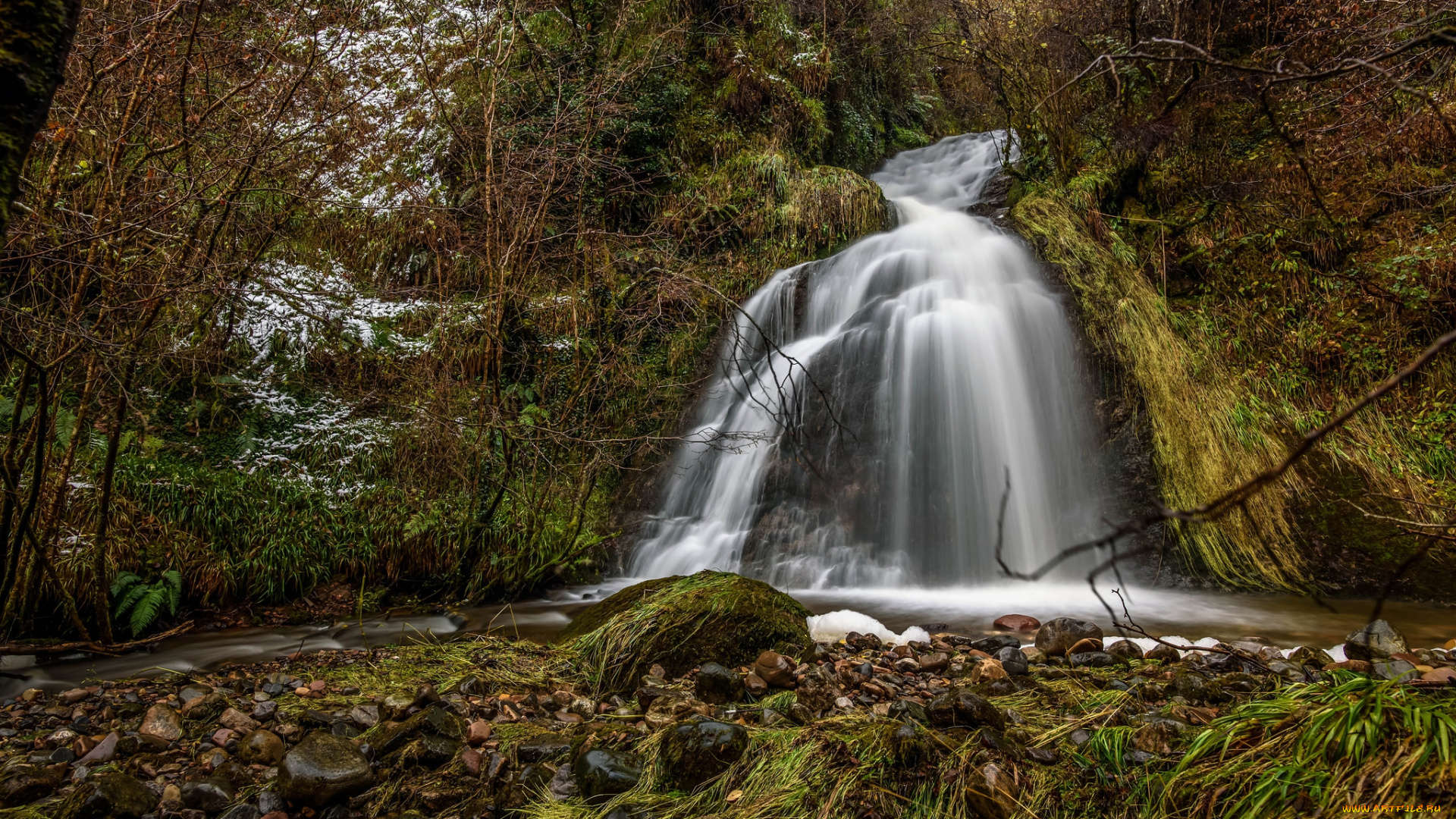 природа, водопады, простор