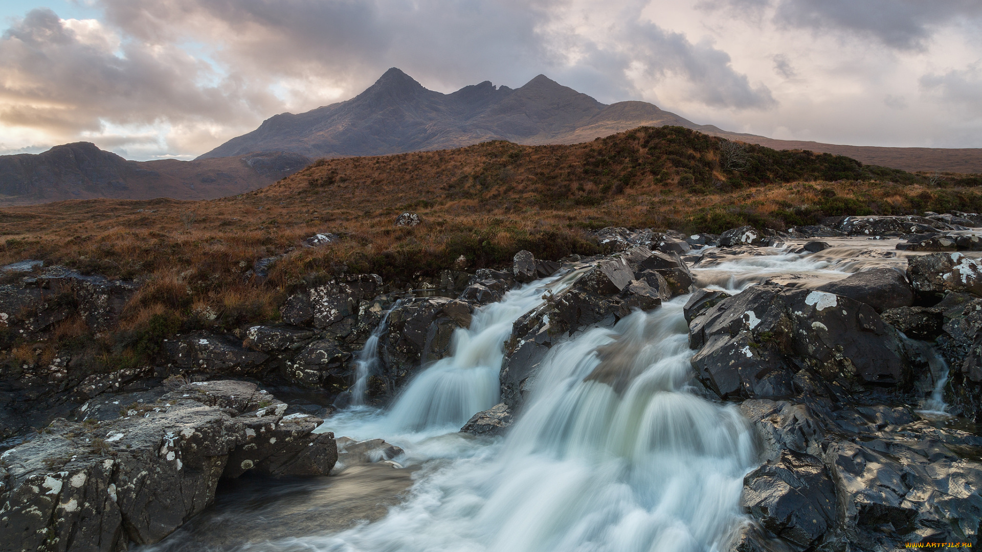 природа, водопады, простор