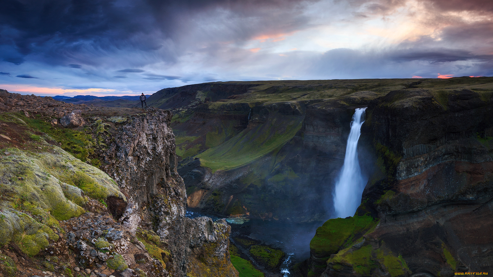 природа, водопады, простор