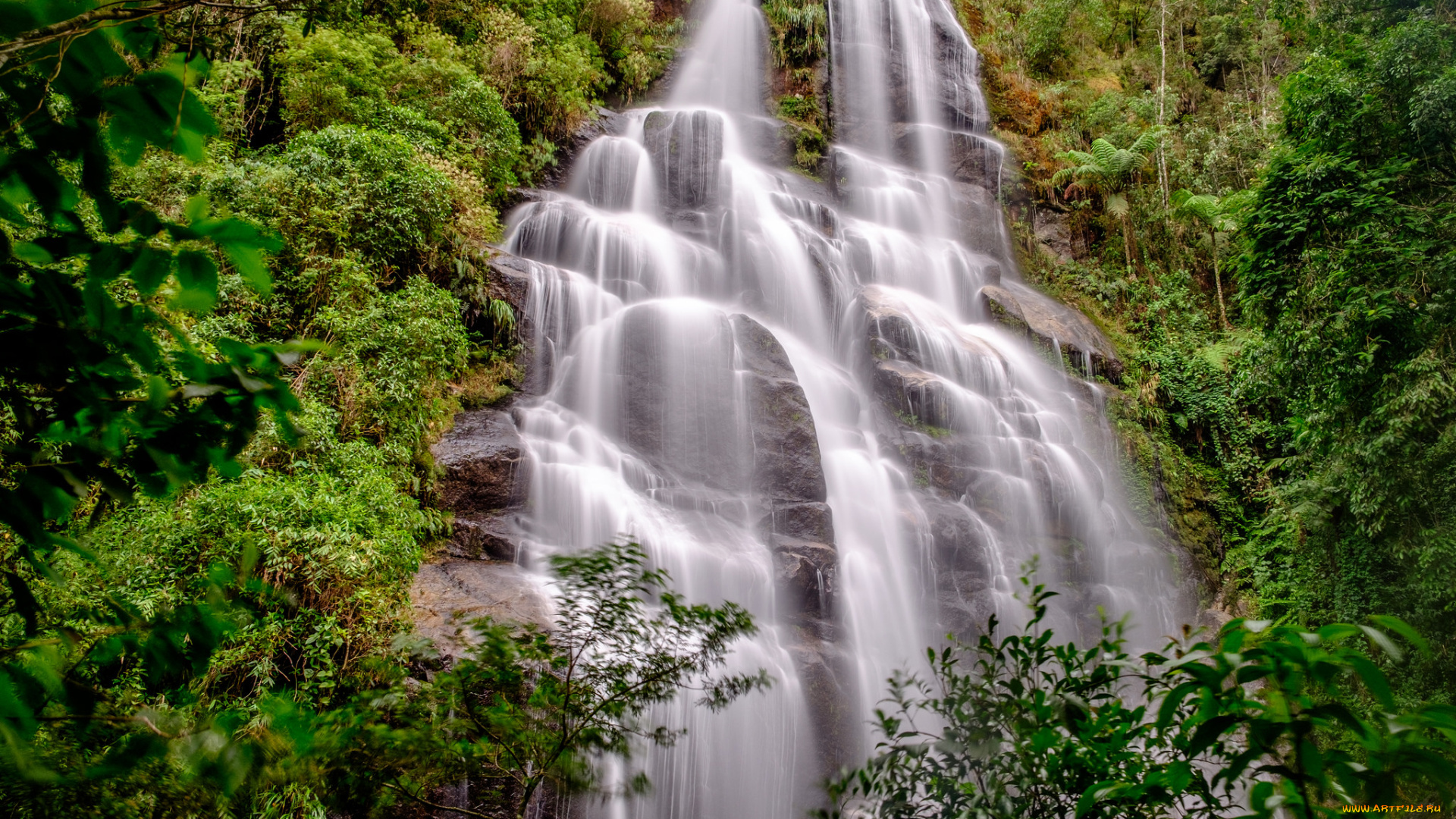 природа, водопады, простор