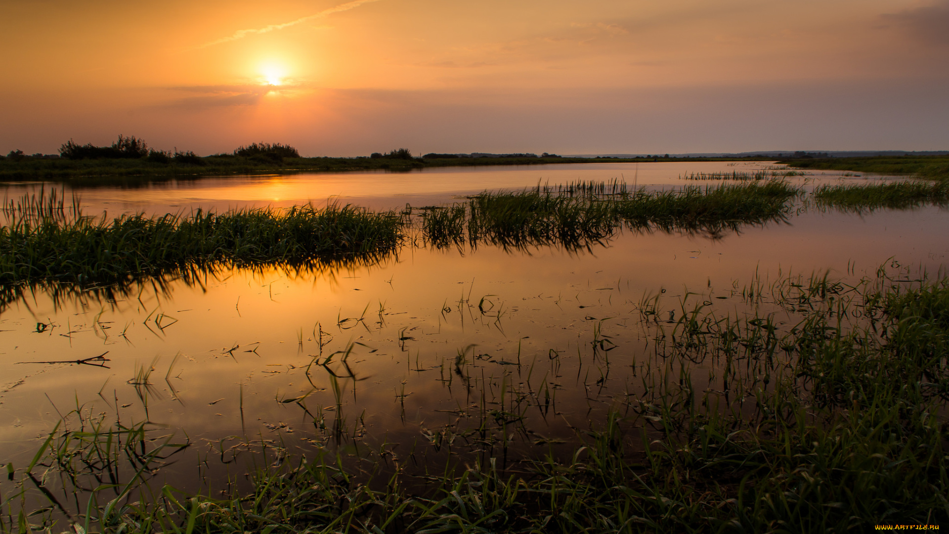 природа, восходы, закаты, простор