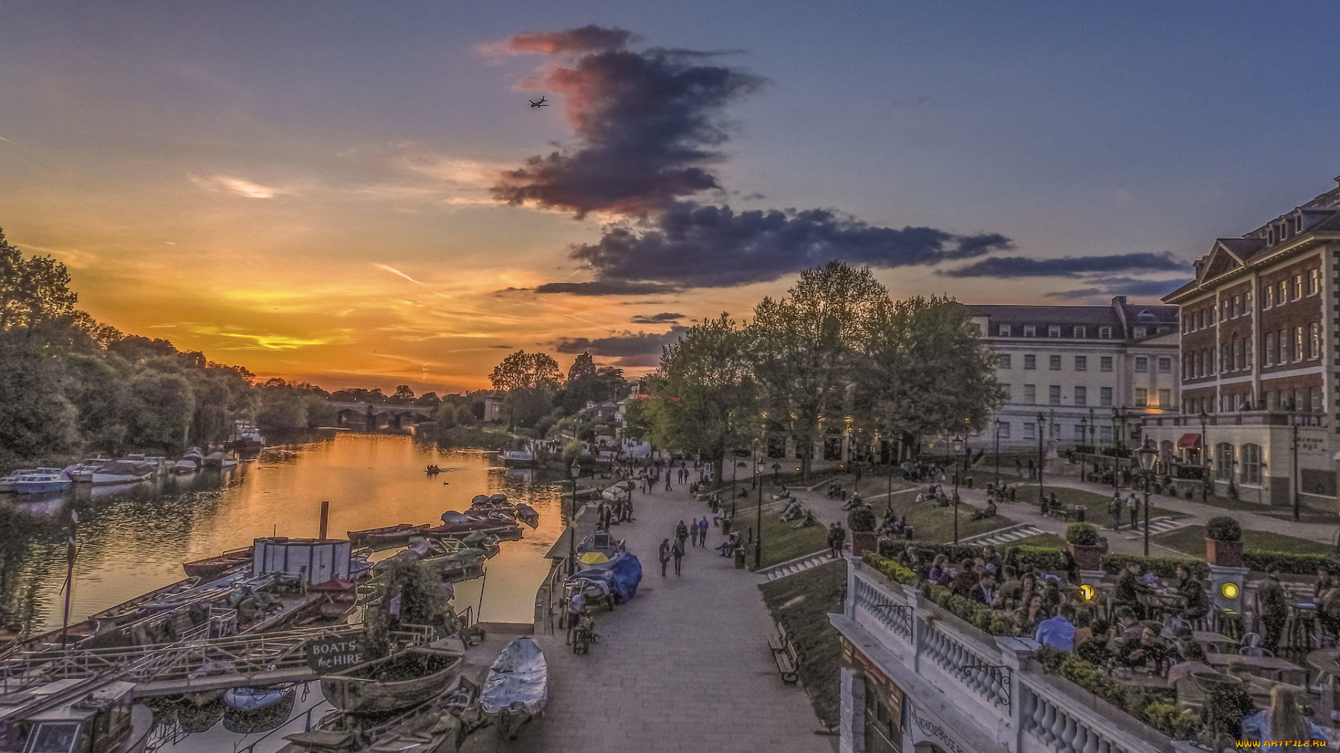 richmond, города, -, панорамы, панорама