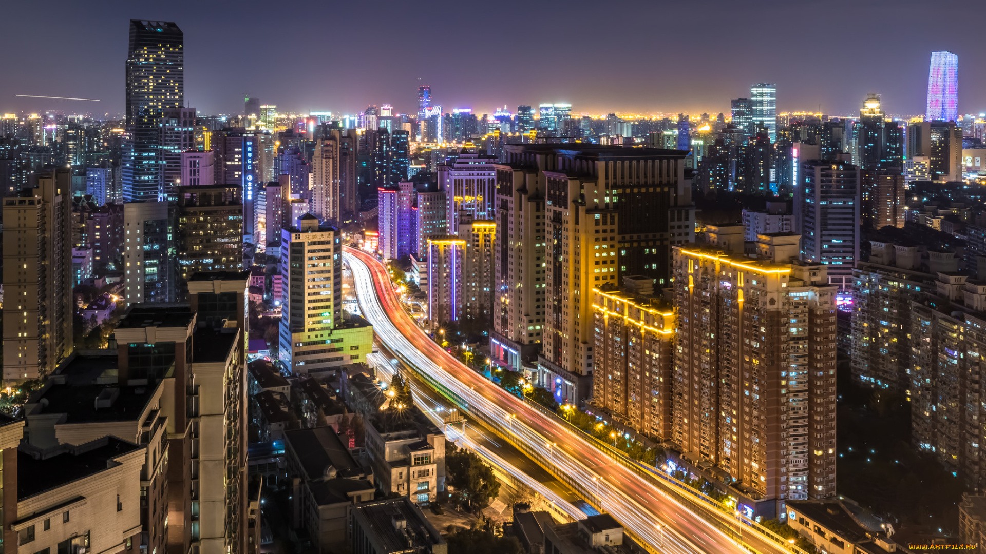 shanghai, yan, an, street, города, шанхай, , китай, простор