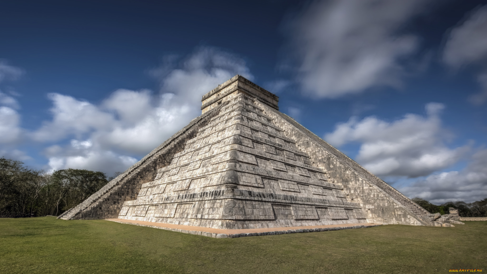 temple, of, kukulcan, at, chichen, itza, города, -, исторические, , архитектурные, памятники, простор