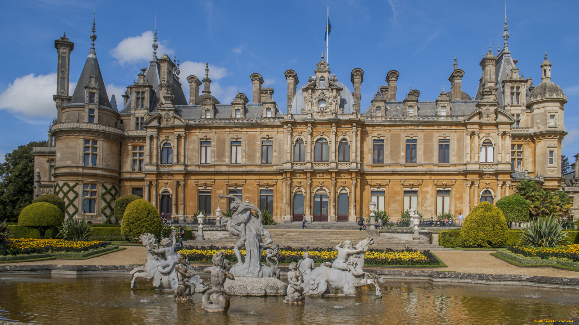 waddesdon, manor, house, города, -, дворцы, , замки, , крепости, простор
