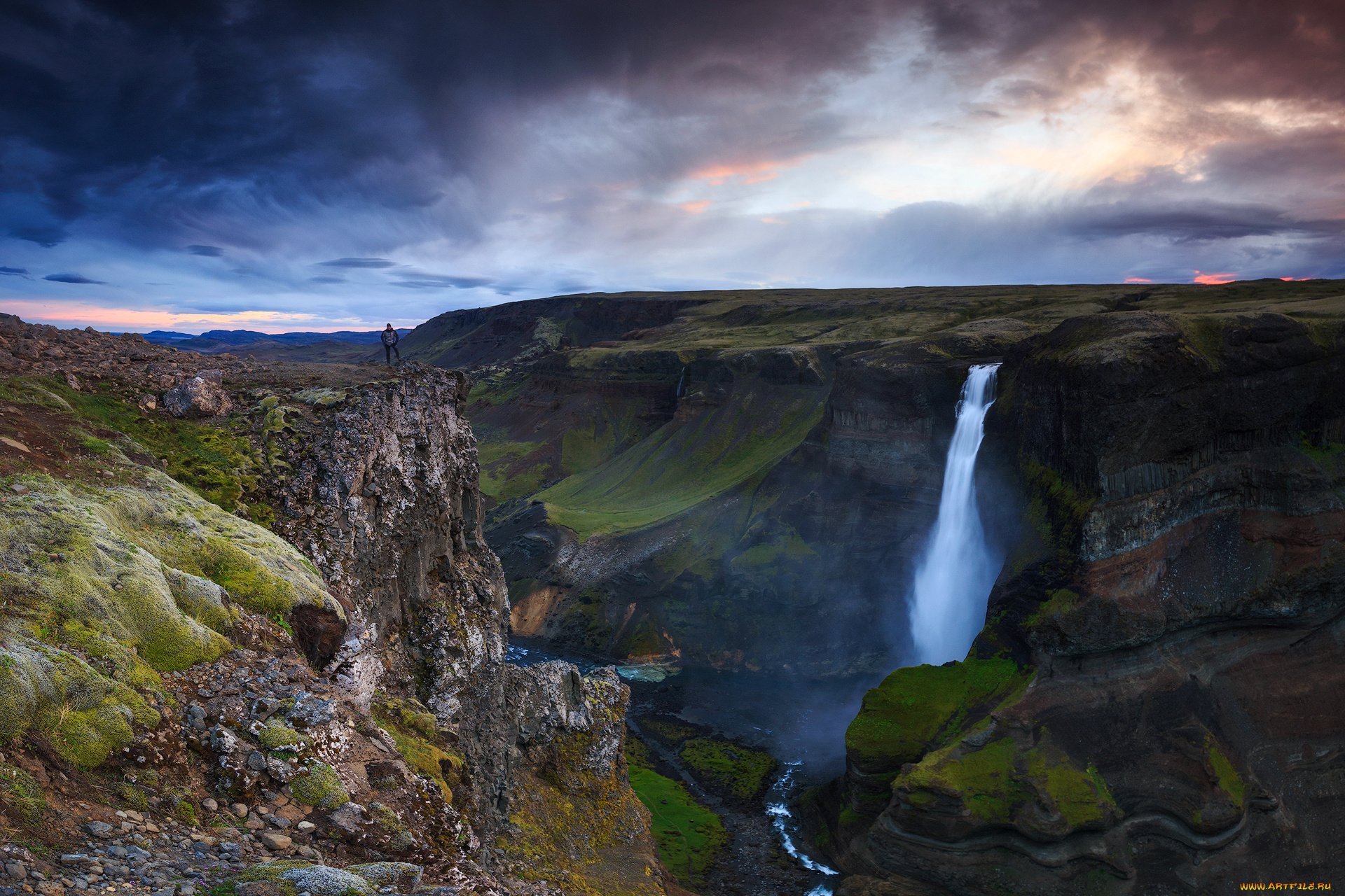 природа, водопады, простор