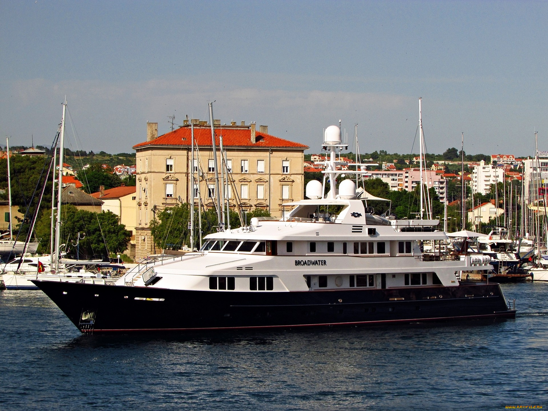 broadwater, корабли, Яхты, яхта