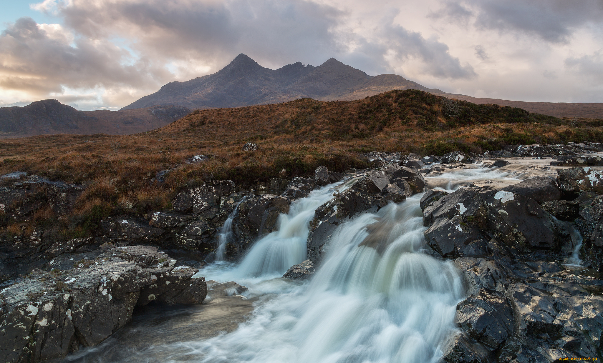 природа, водопады, простор