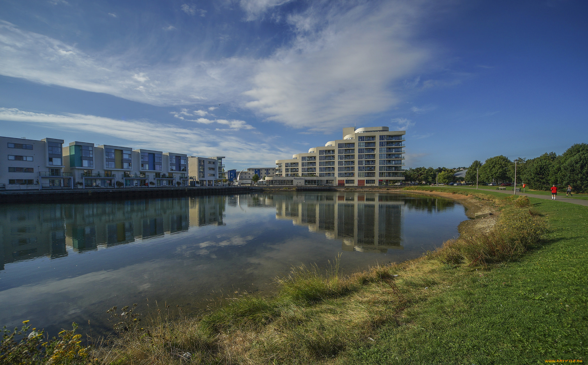 portishead, города, -, панорамы, простор