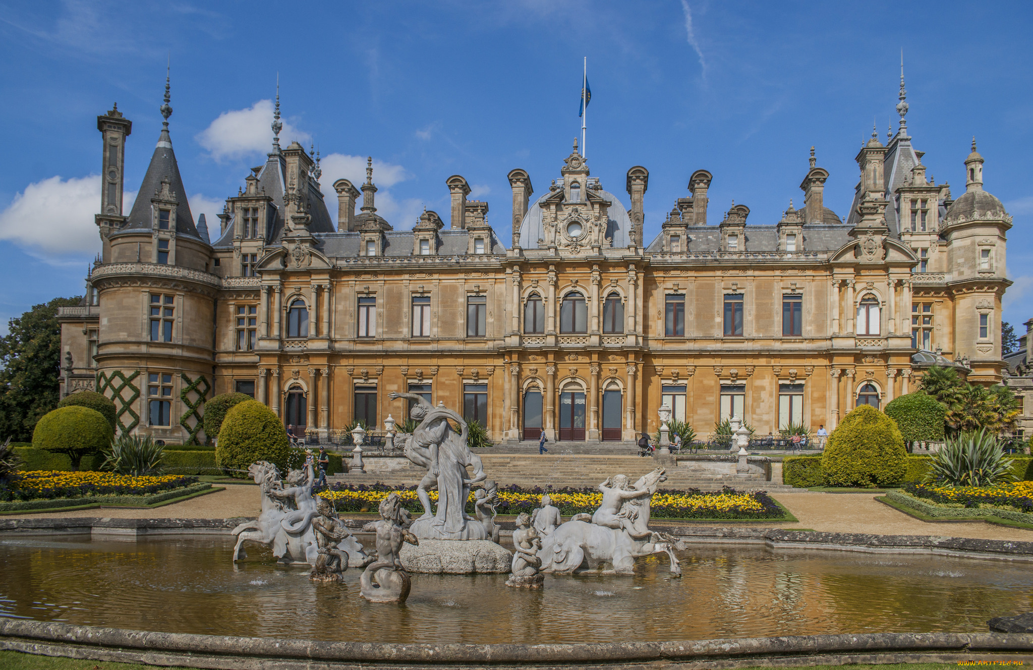 waddesdon, manor, house, города, -, дворцы, , замки, , крепости, простор