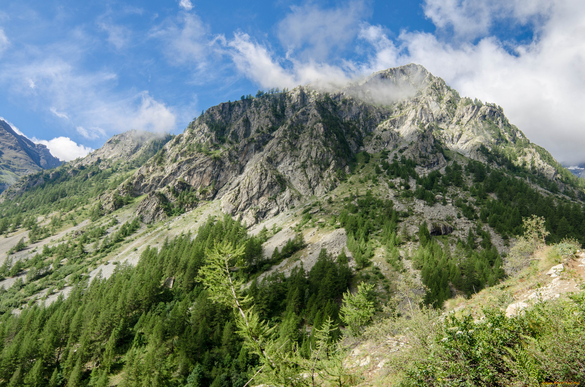 природа, горы, простор