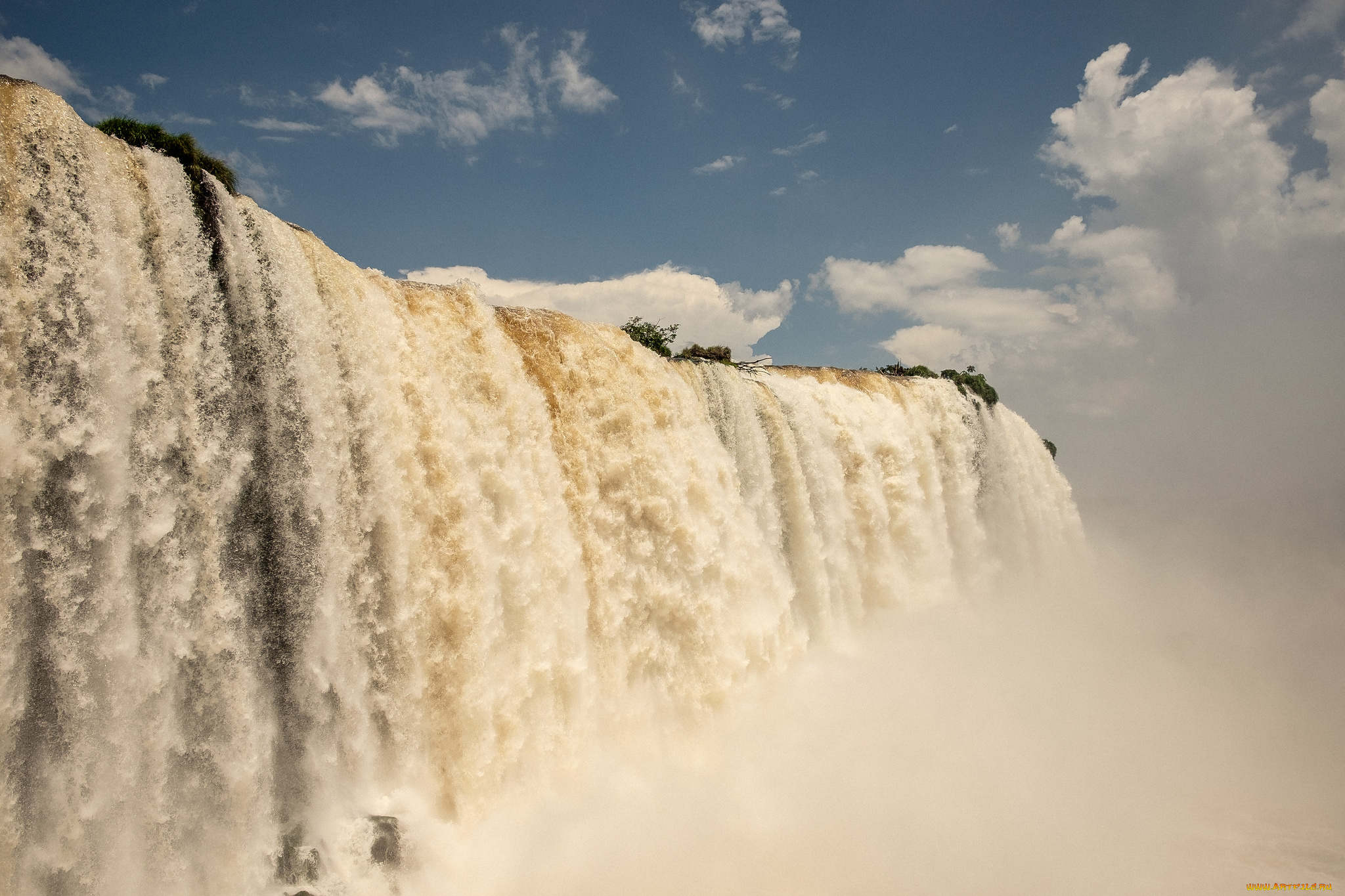 природа, водопады, простор
