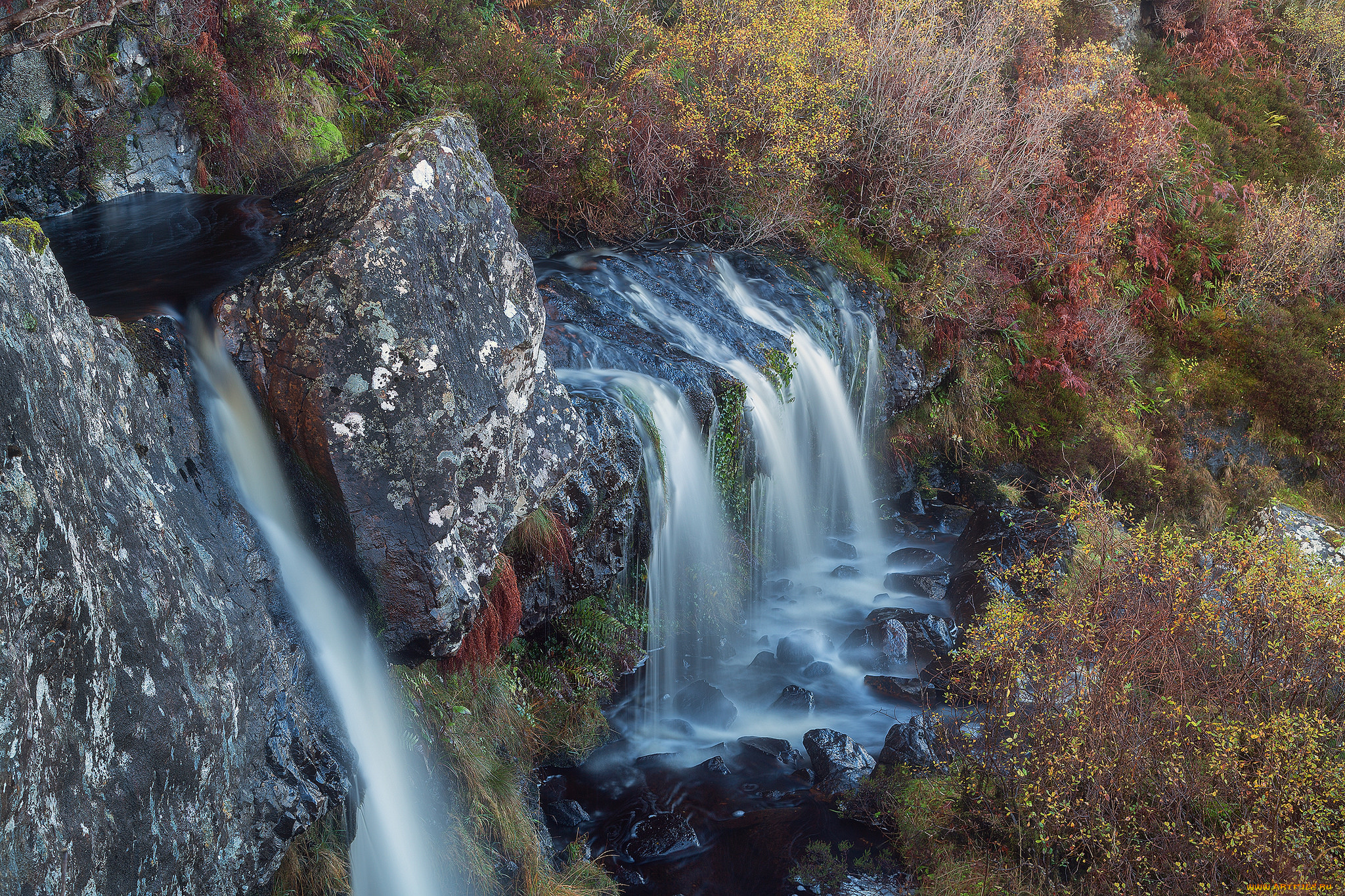 природа, водопады, простор