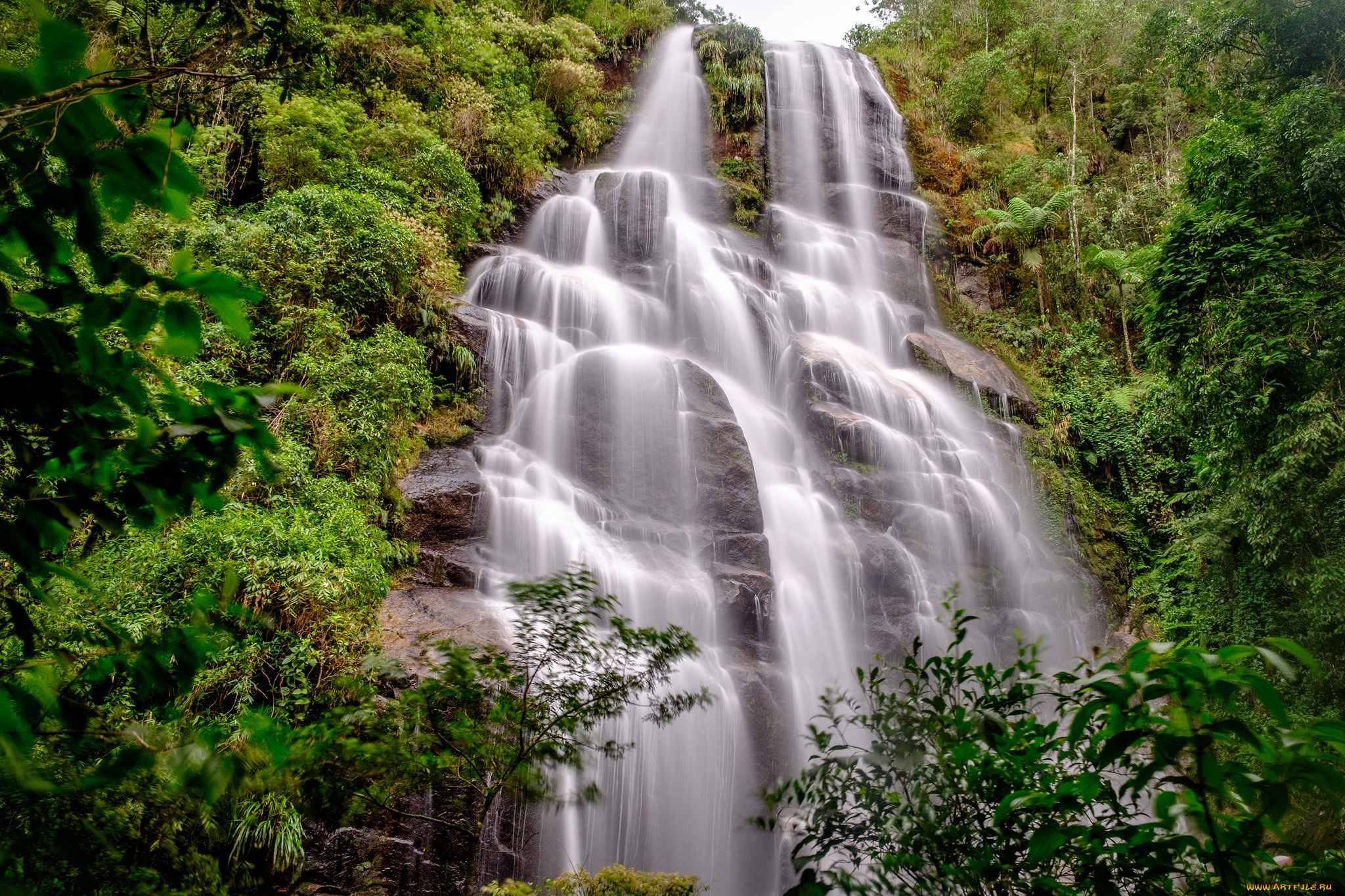 природа, водопады, простор
