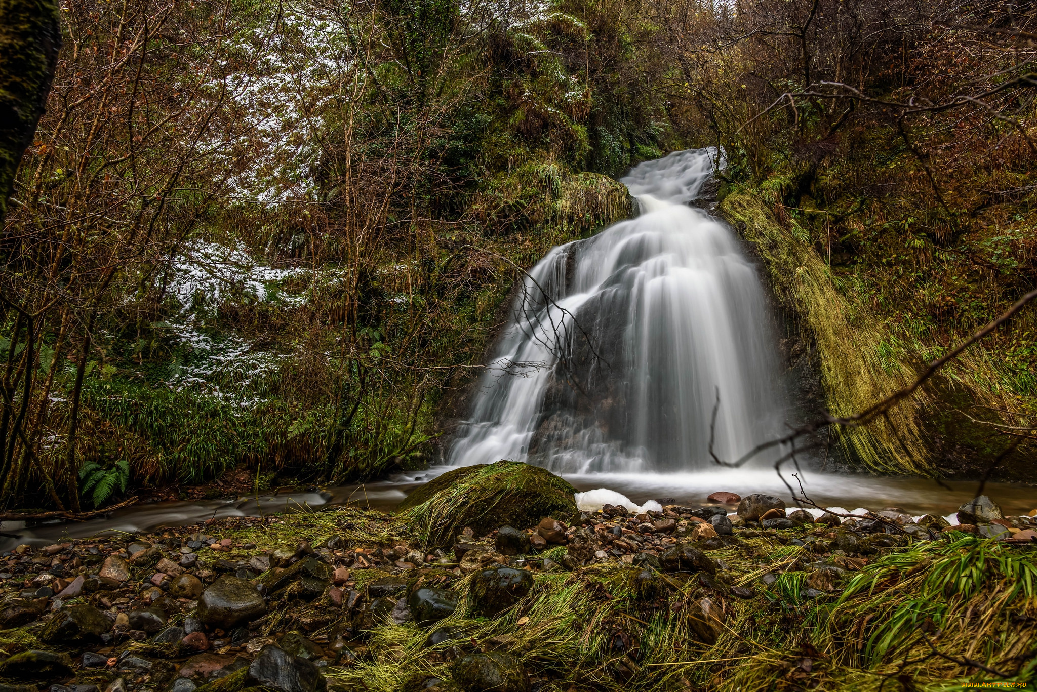 природа, водопады, простор