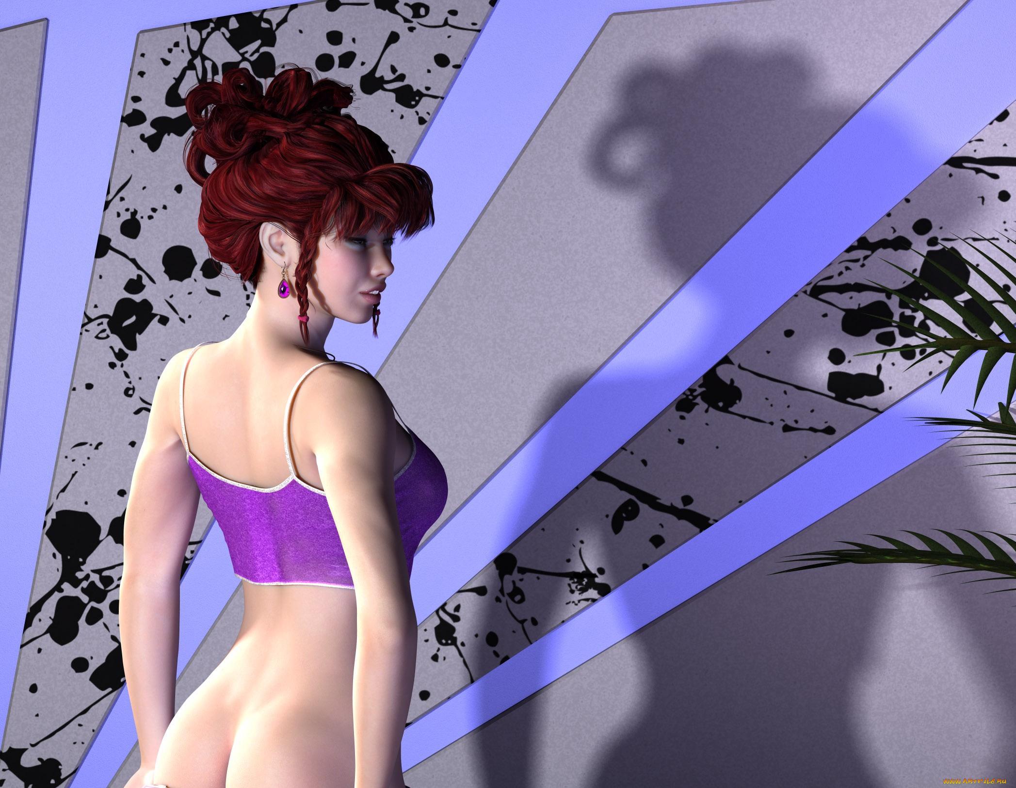 3д, графика, люди, , people, взгляд, фон, девушка