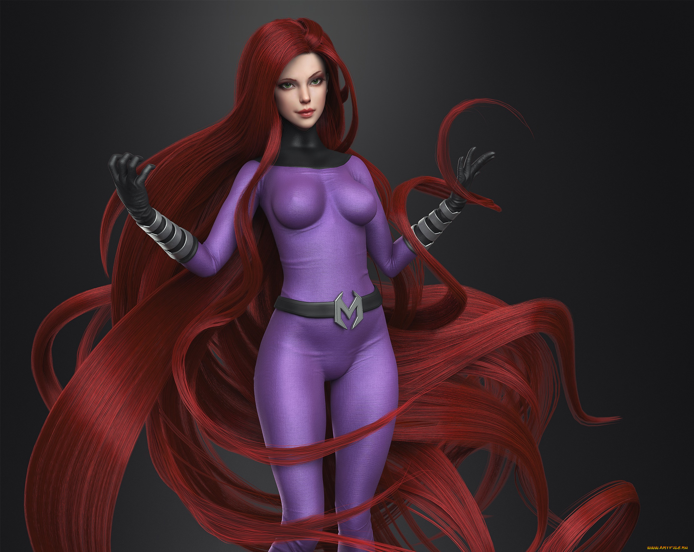 3д, графика, фантазия, , fantasy, девушка, взгляд, фон