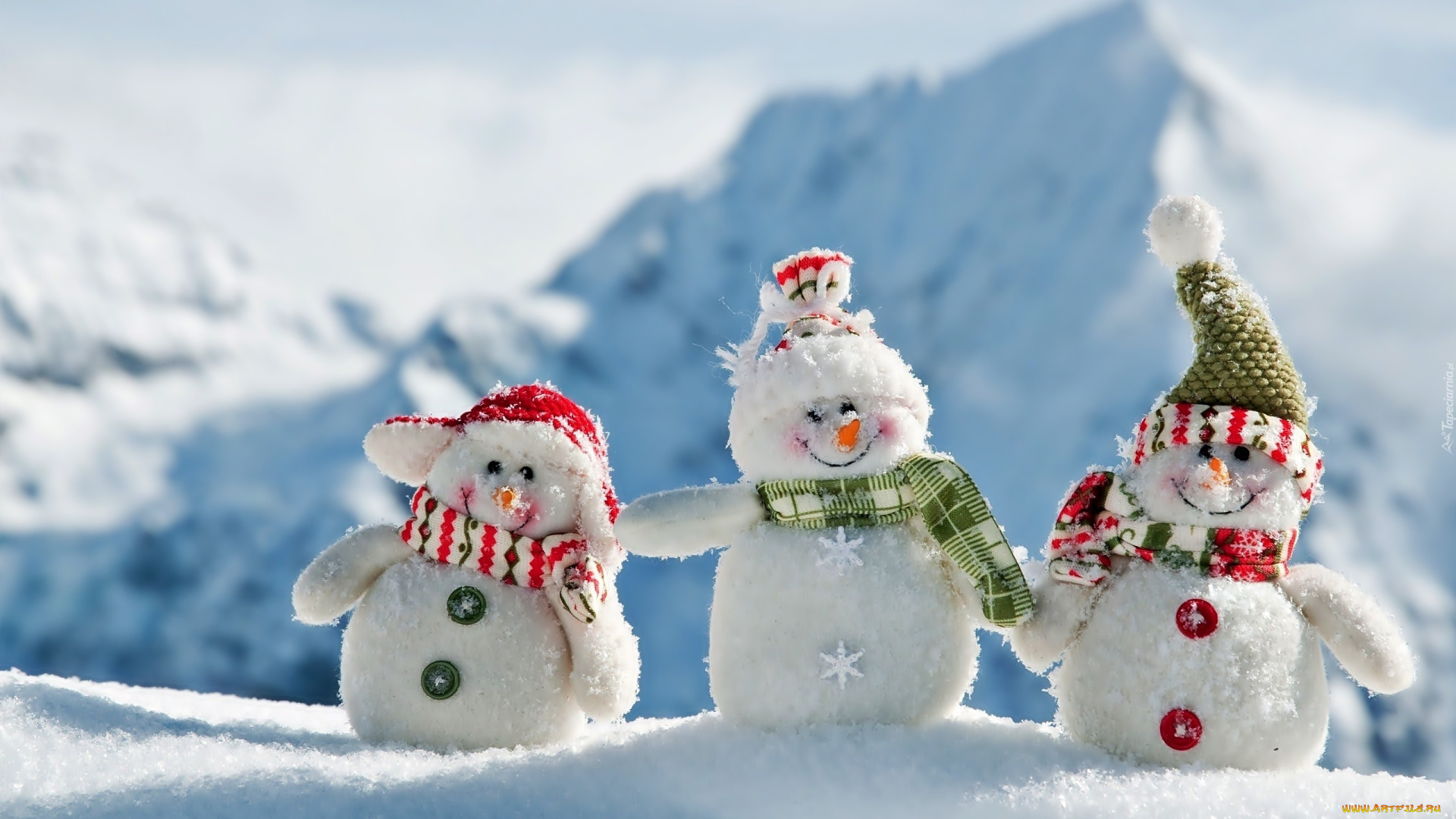 праздничные, снеговики