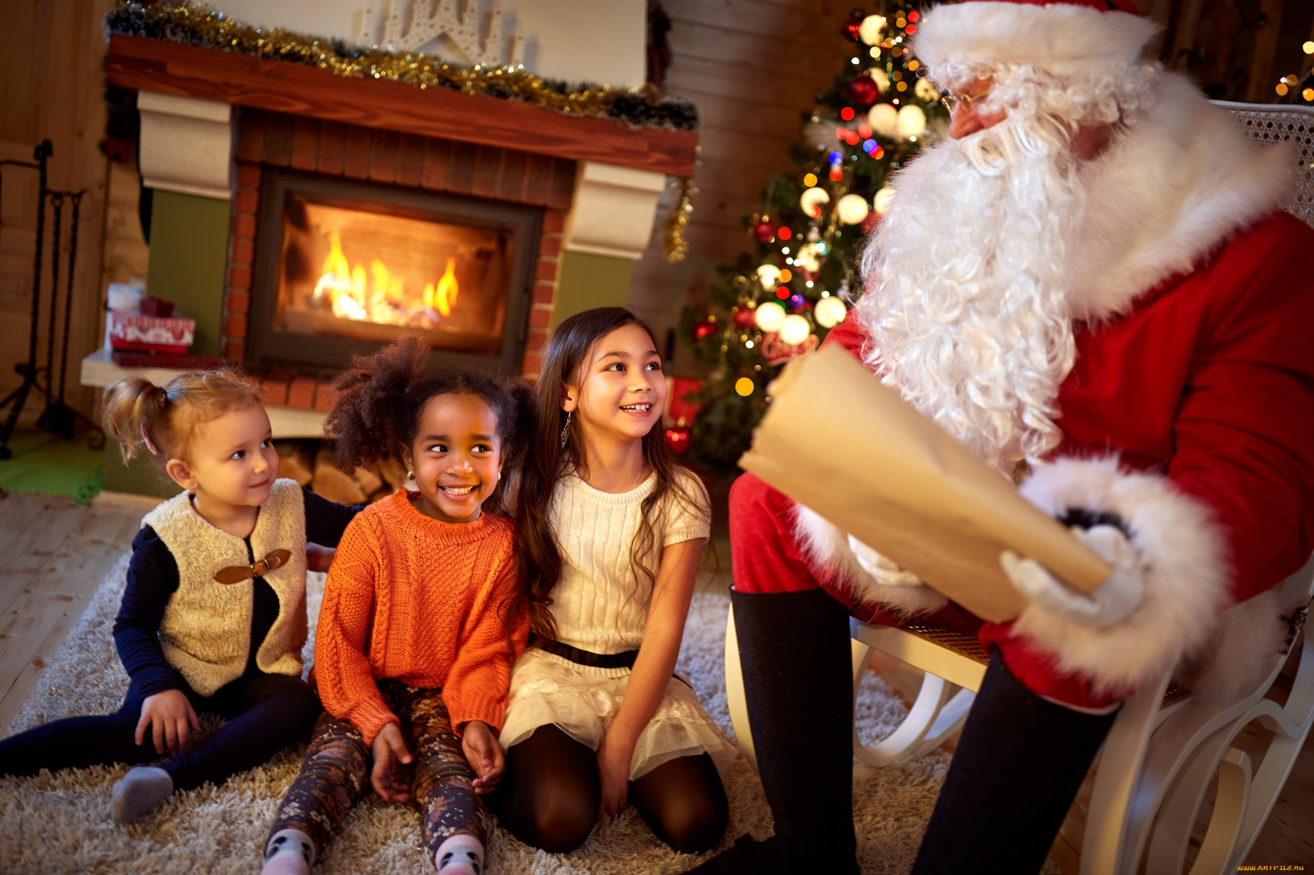 праздничные, дед, мороз, , санта, клаус, санта, клаус, дети, дед, мороз