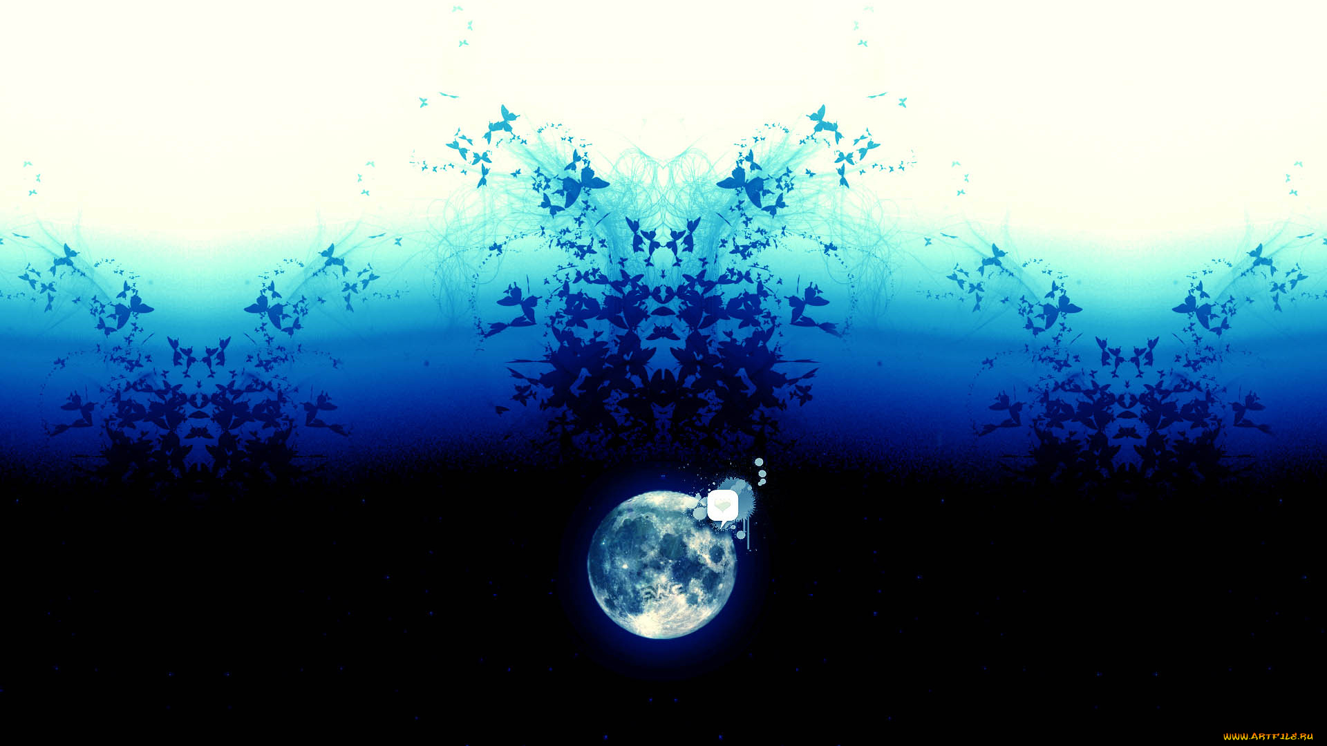 3д, графика, атмосфера, настроение, , atmosphere, , , mood, , планета, бабочки