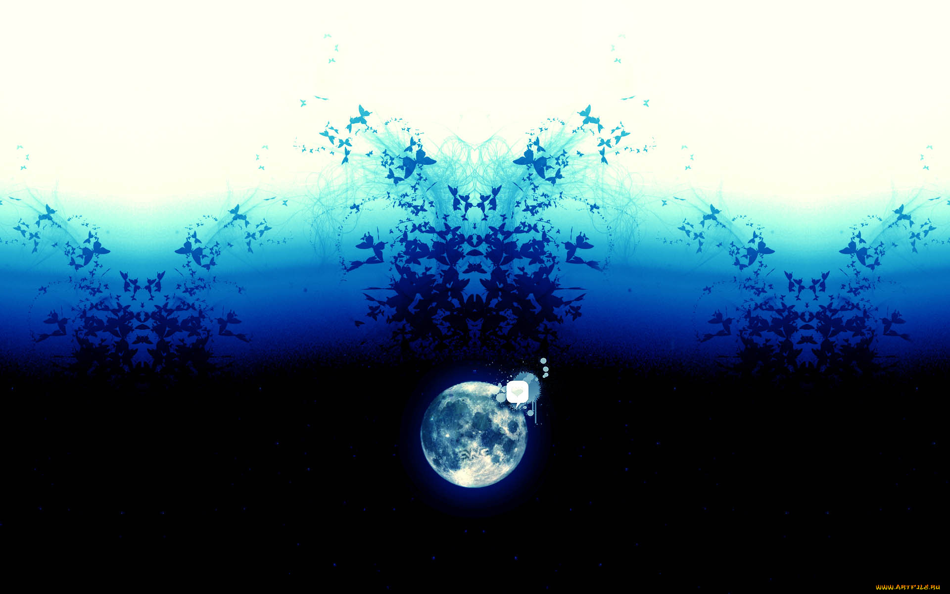 3д, графика, атмосфера, настроение, , atmosphere, , , mood, , планета, бабочки