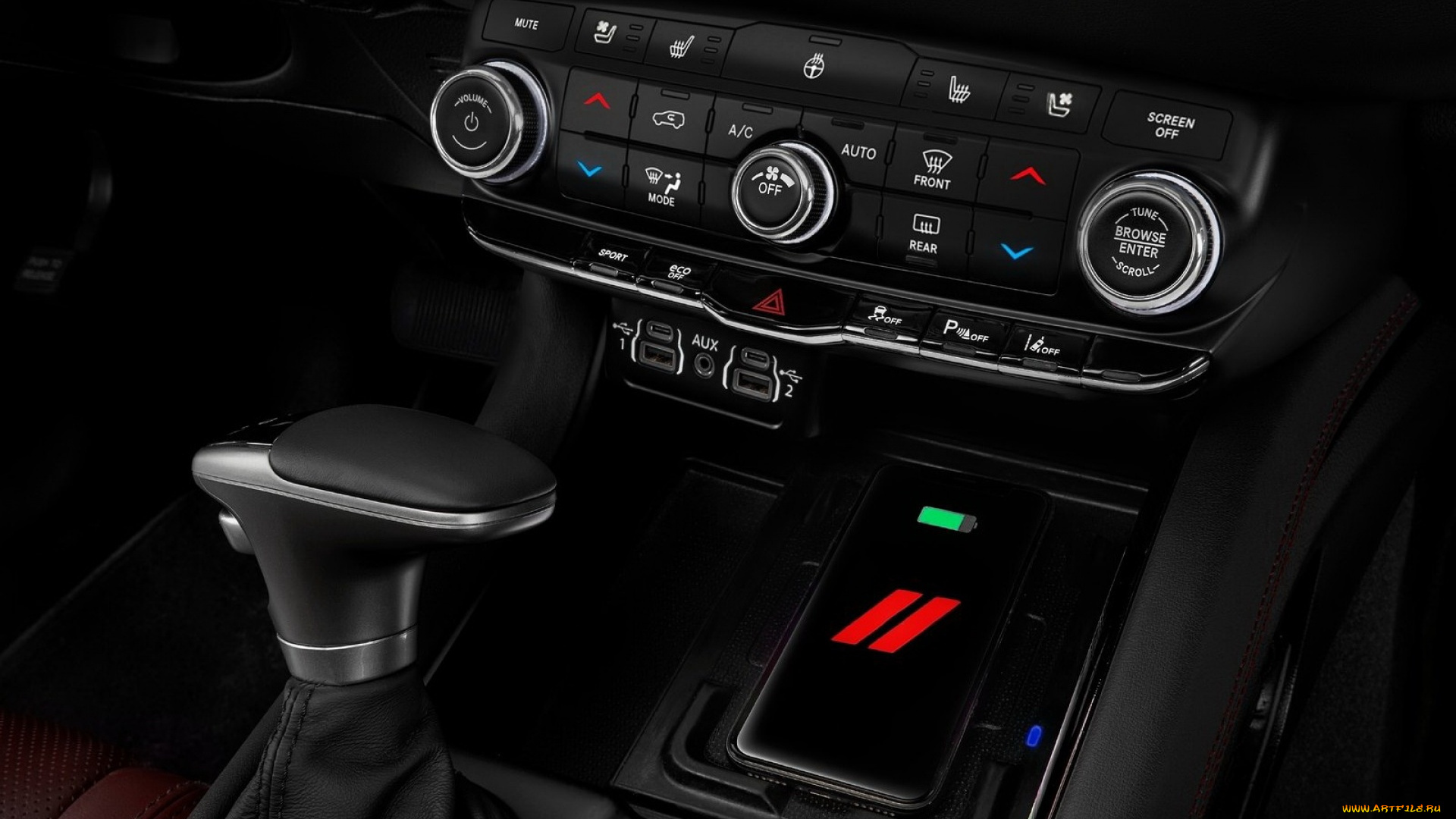 автомобили, интерьеры, рычаг, dodge, durango, 2021, салон, кнопки, управления