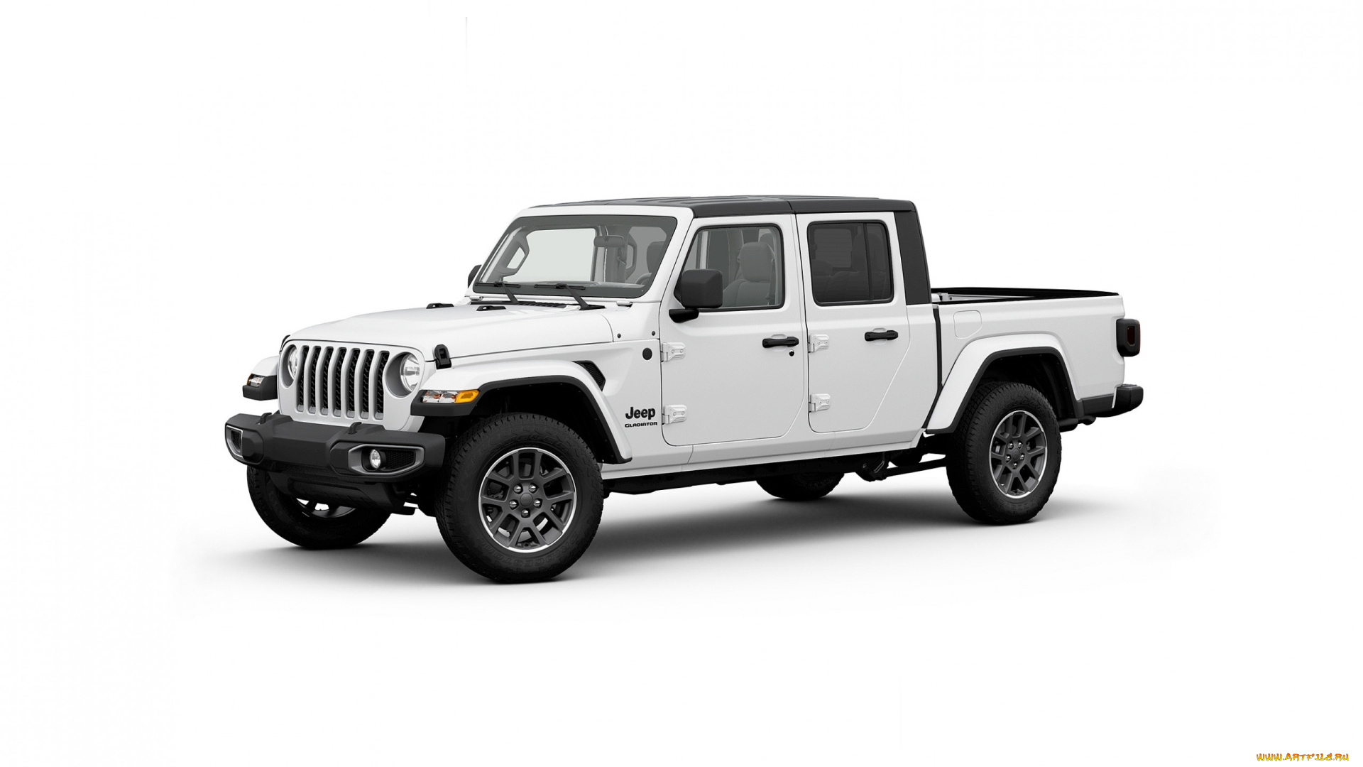 автомобили, jeep, белый, пикап, джип, гладиатор, 2021, американские, атомобили
