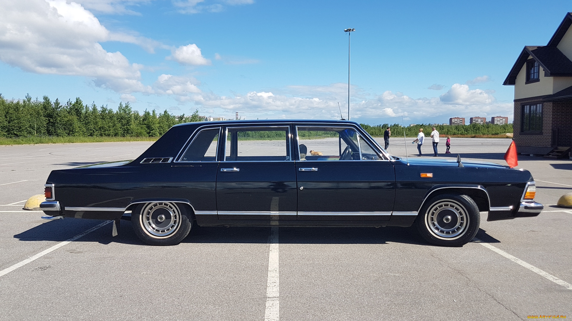 газ-, 14, чайка, автомобили, газ, газ-, 14, чайка, автомобиль, чёрный, ретро