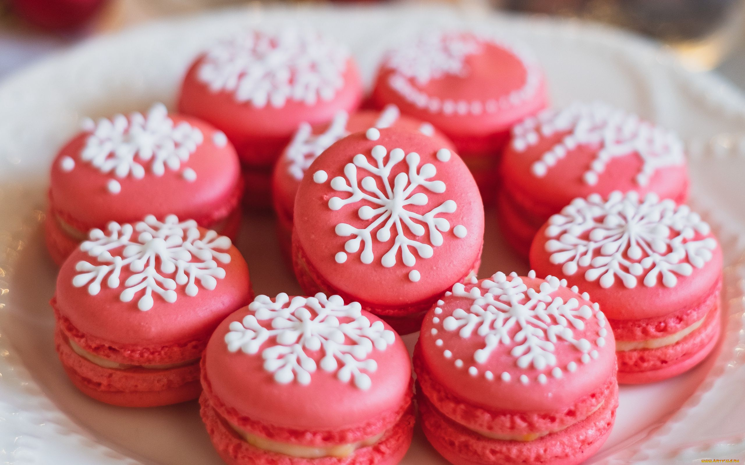 еда, макаруны, лакомство, печенье