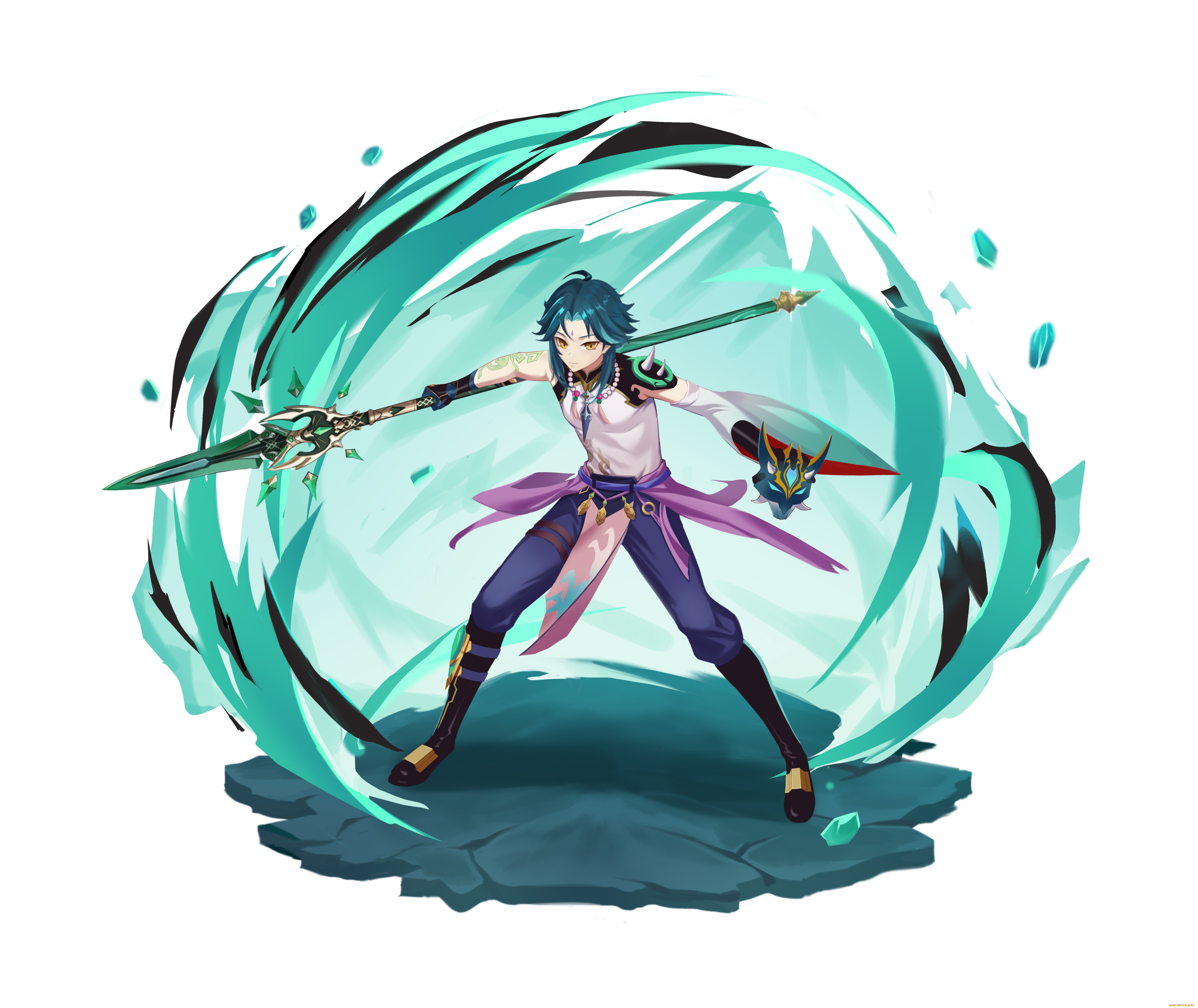 аниме, genshin, impact, genshin, impact