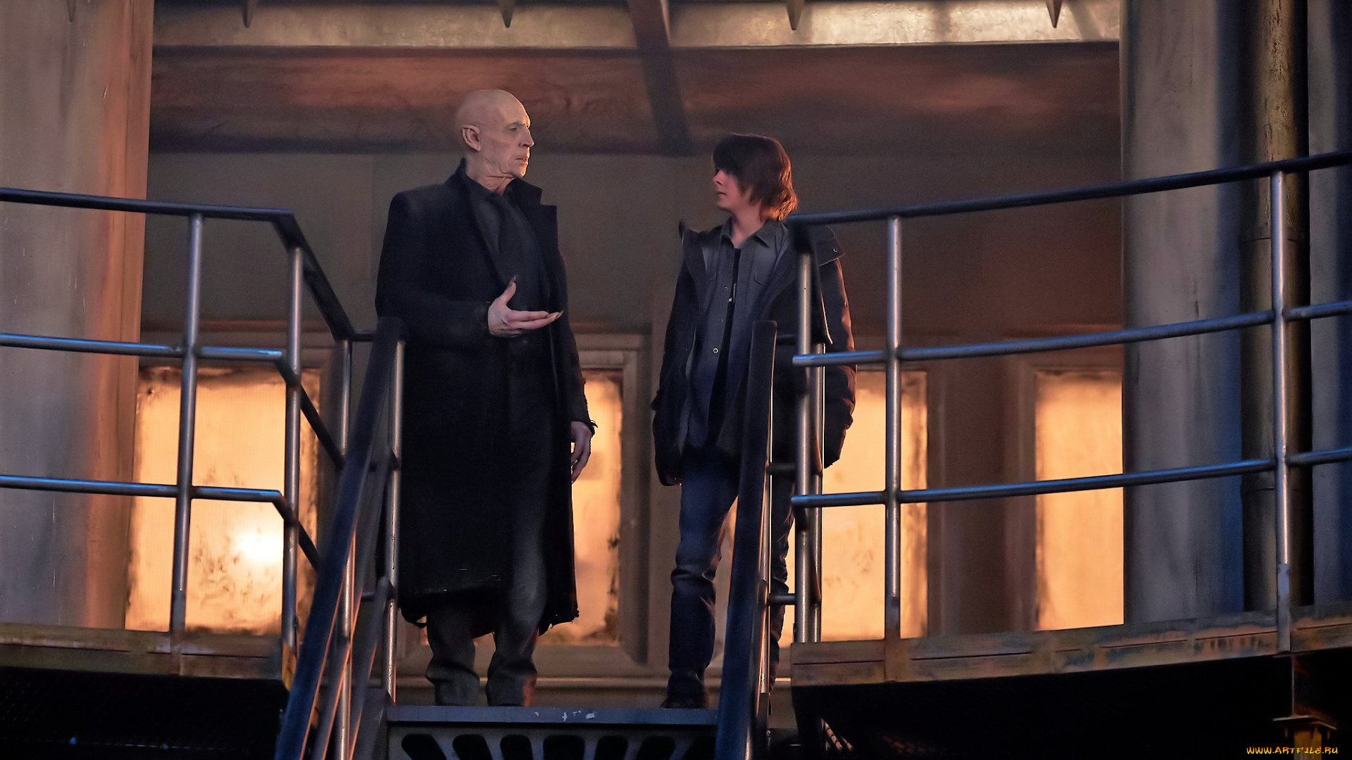 кино, фильмы, the, strain, персонажи, разговор, лестница