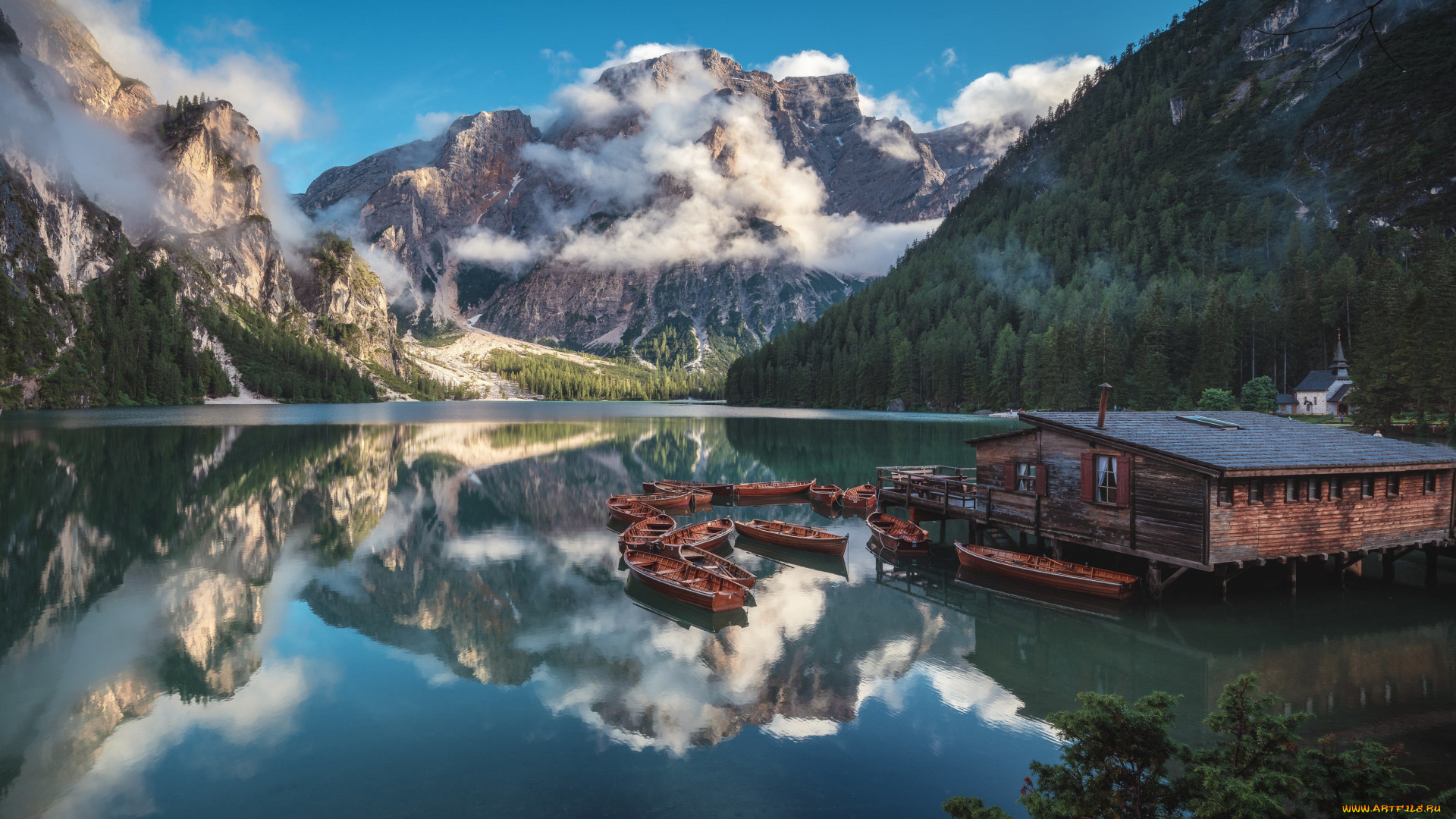 lake, braies, south, tyrol, italy, корабли, лодки, , шлюпки, lake, braies, south, tyrol