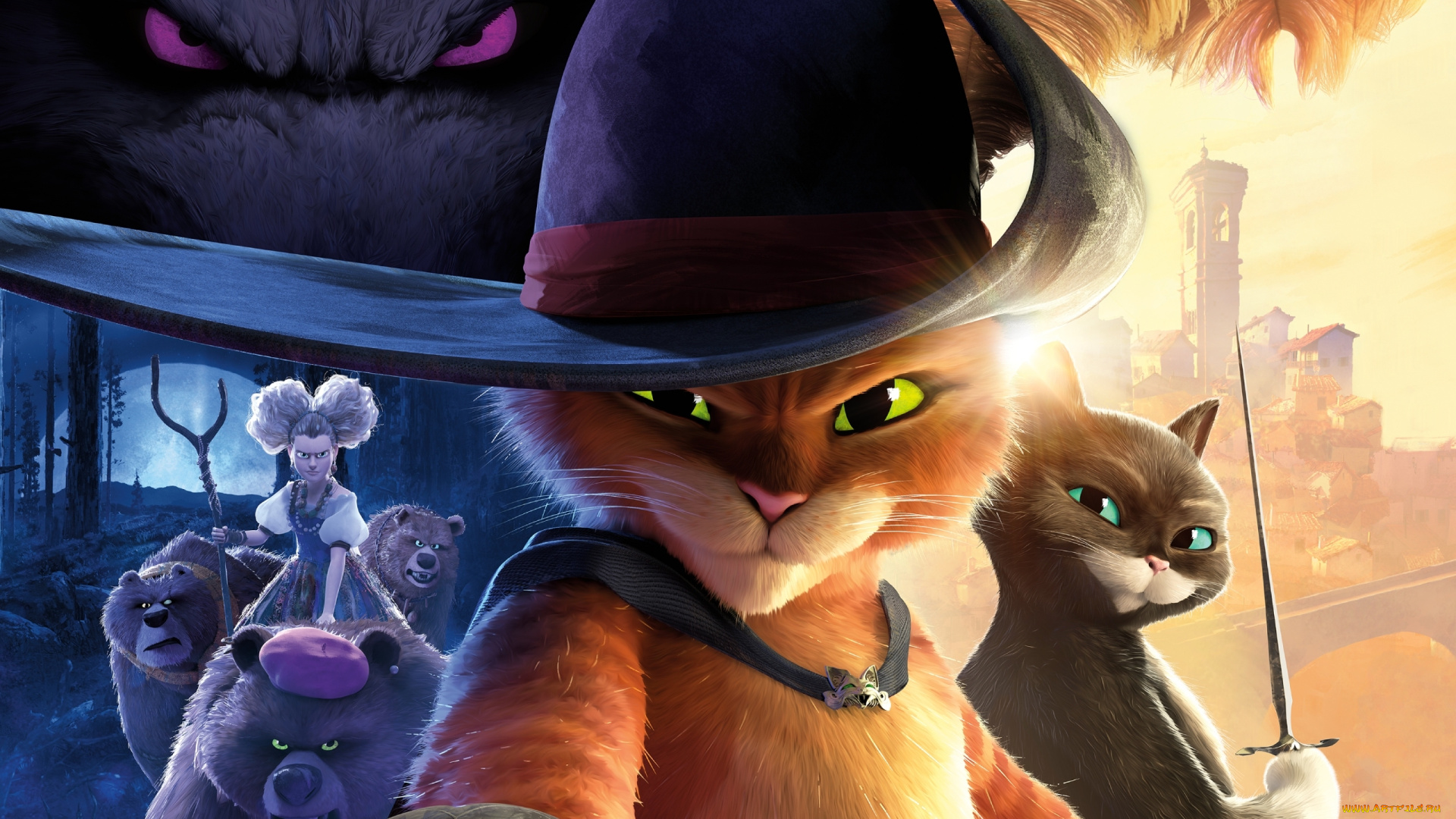 puss, in, boots, , the, last, wish, ||, 2022, мультфильмы, , the, last, wish, кот, в, сапогах, последнее, желание, мультфильм, постер, озвучка, антонио, бандерас, сальма, хайек, antonio, banderas, salma, hayek