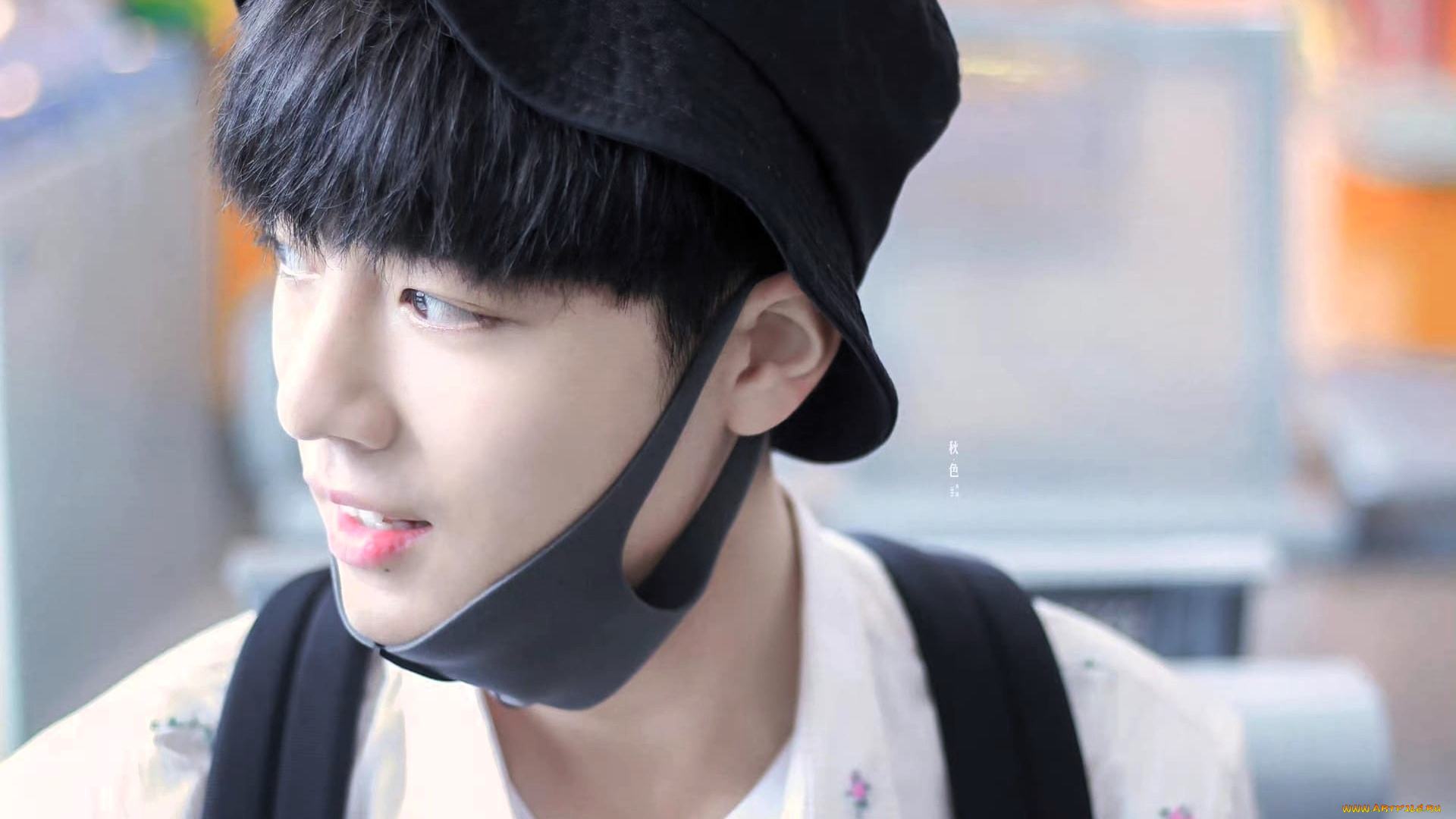 мужчины, xiao, zhan, актер, лицо, маска, панама