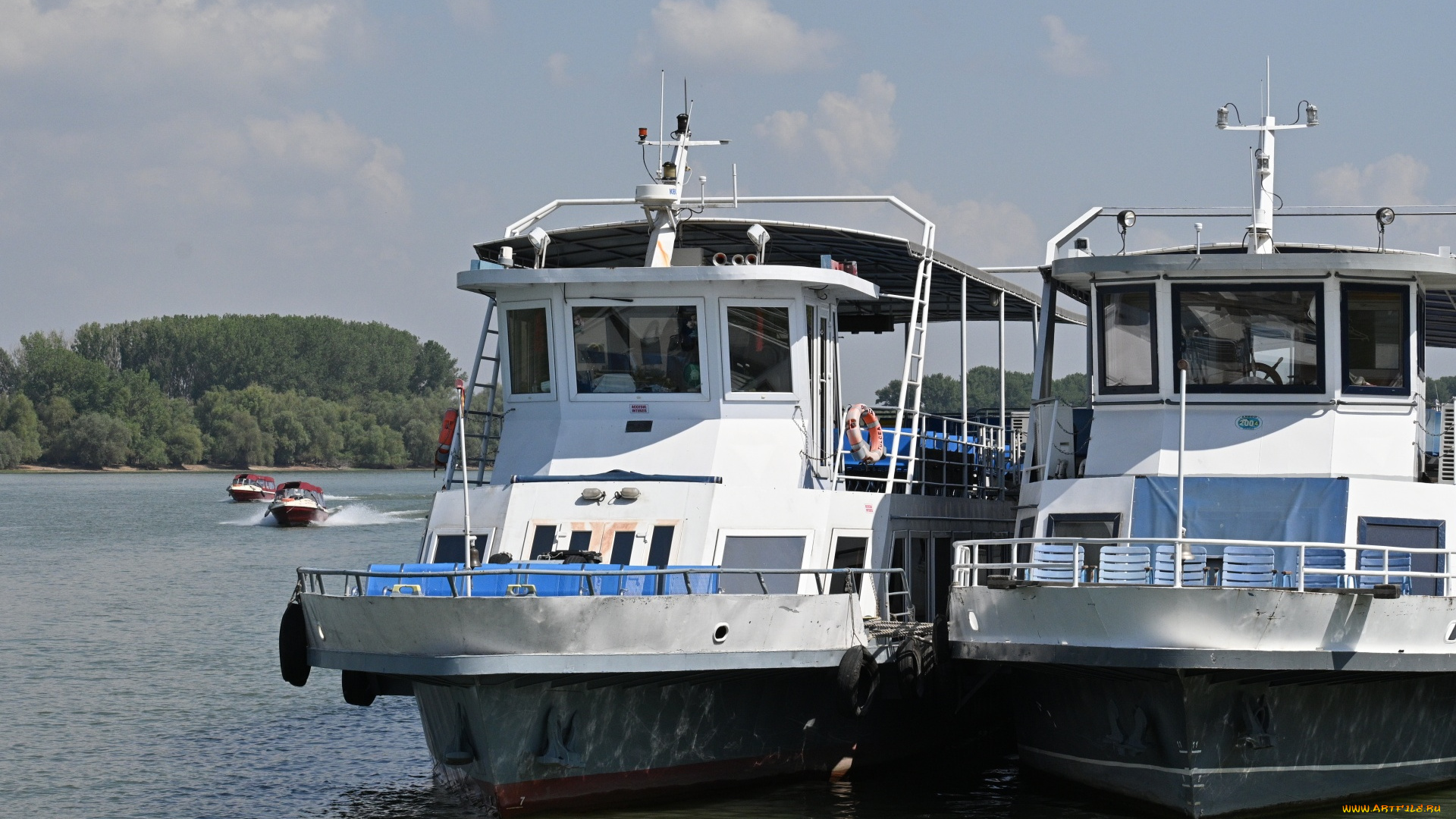 корабли, теплоходы, речные, суда
