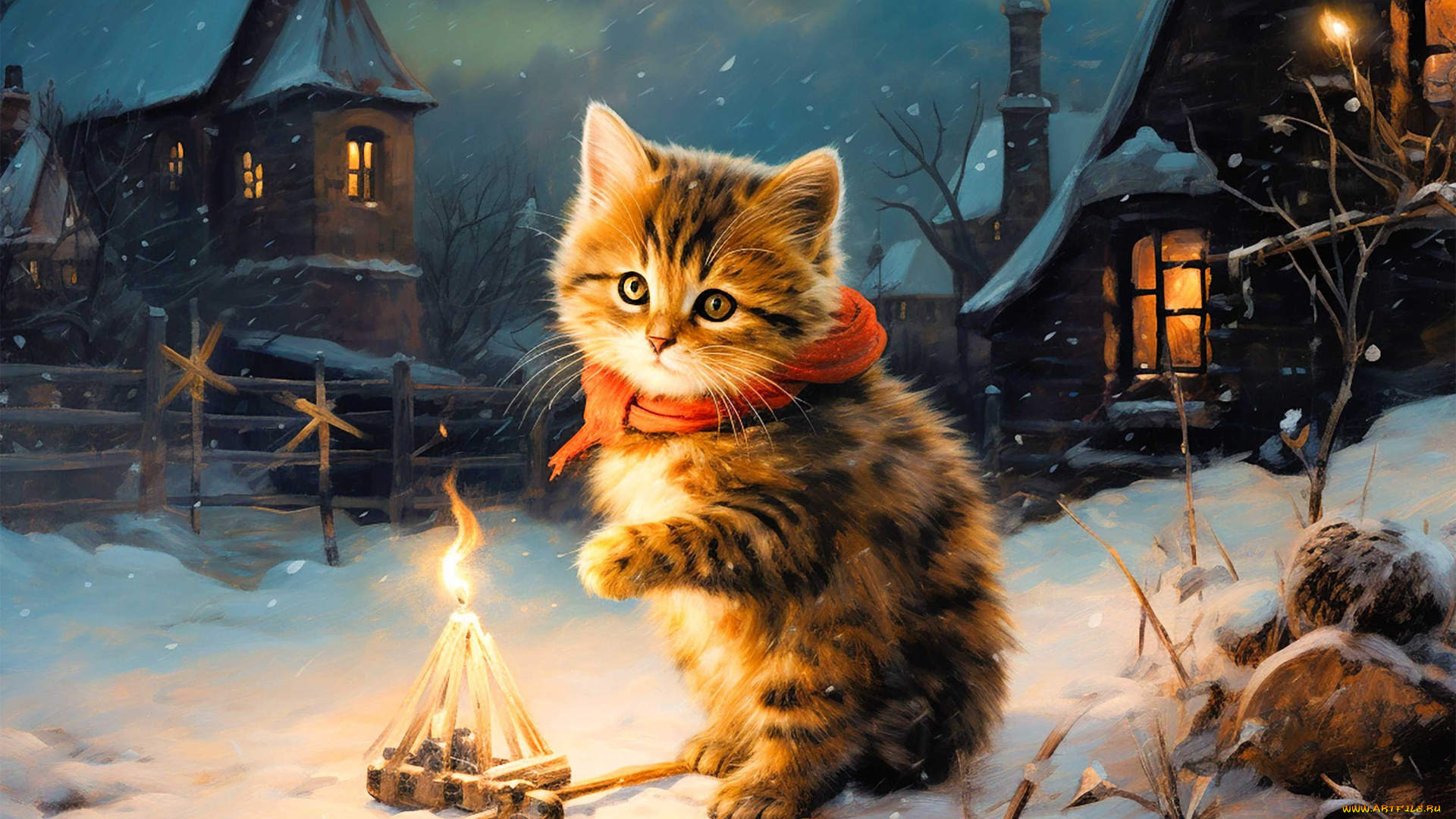 рисованное, животные, , коты, кот, кошка