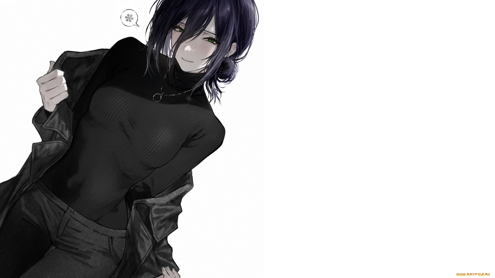 аниме, chainsaw, man, девушка