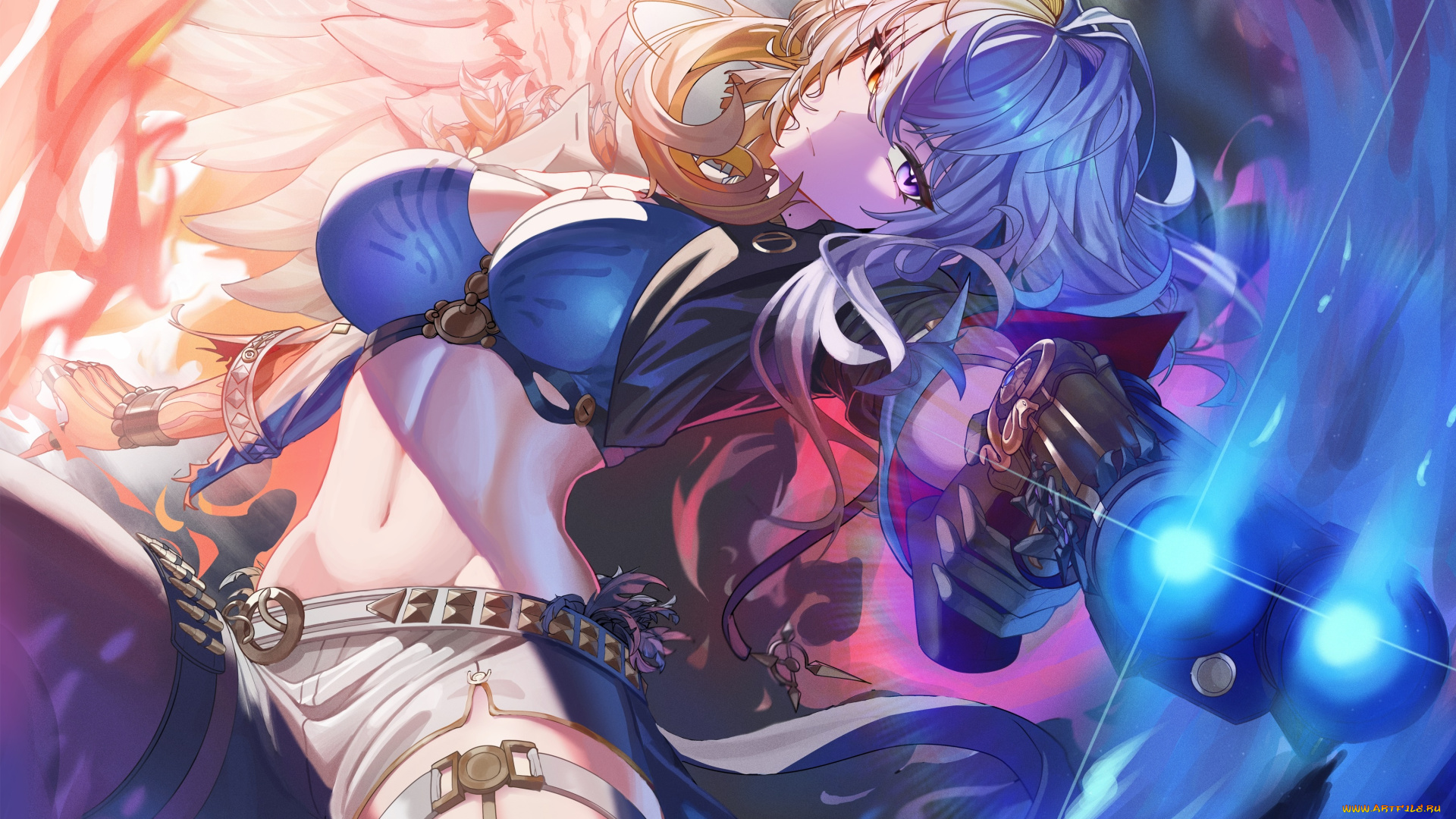 аниме, wuthering, waves, девушка