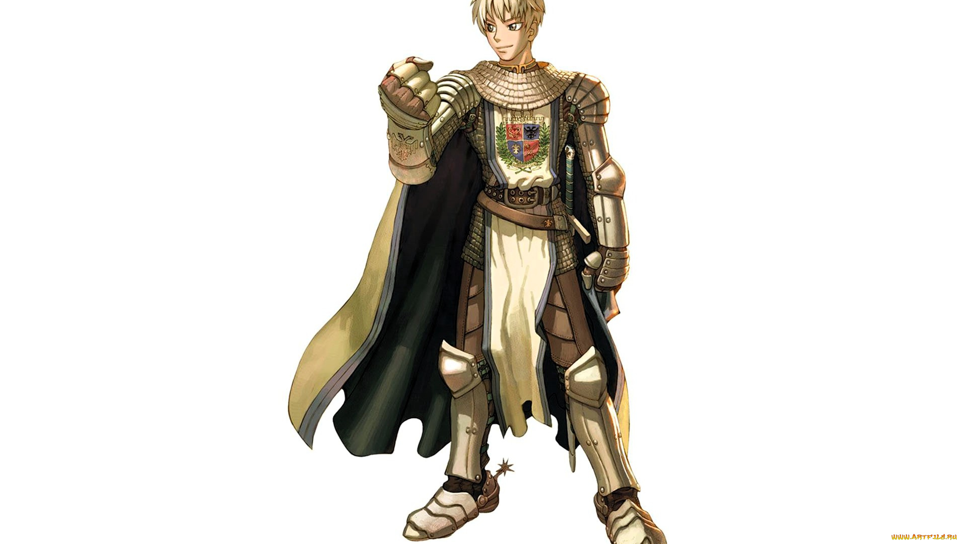 видео, игры, ragnarok, online, парень, рыцарь, плащ, латы, броня