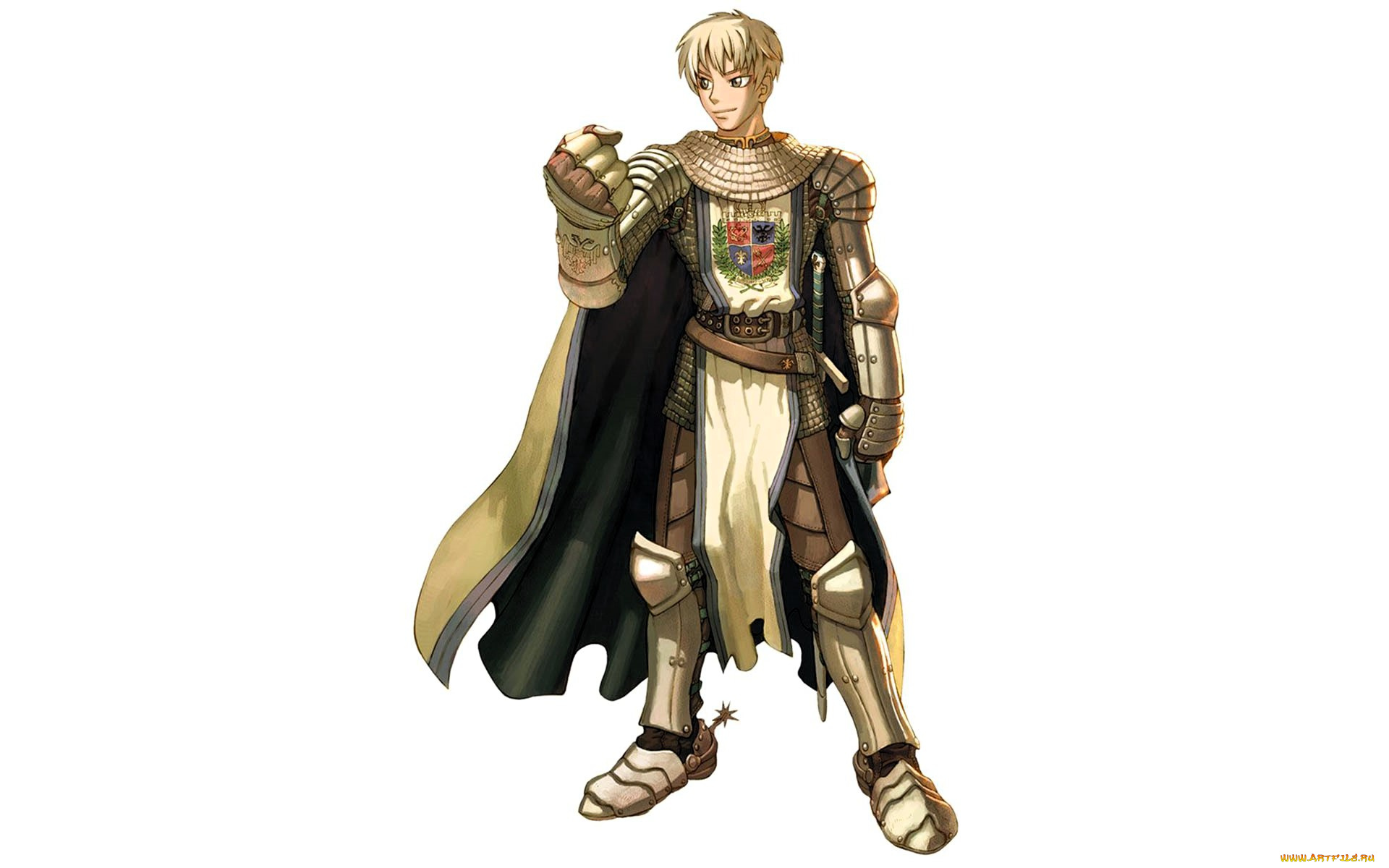 видео, игры, ragnarok, online, парень, рыцарь, плащ, латы, броня